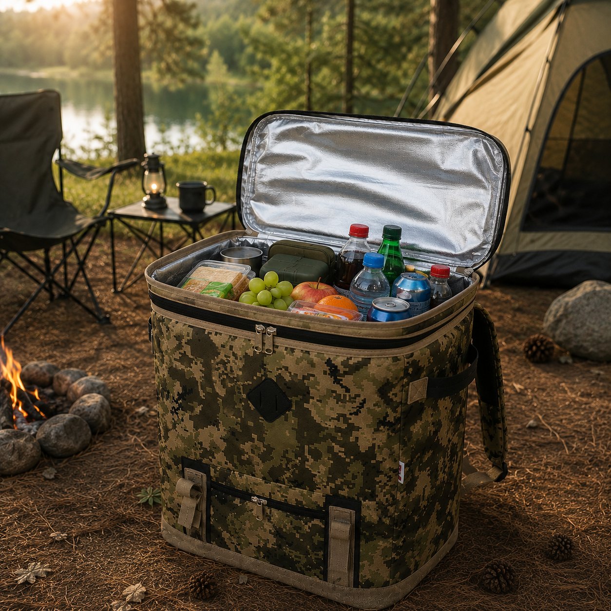 30 lt Outdoor Termal Sırt Çantası-Kamuflaj Desen