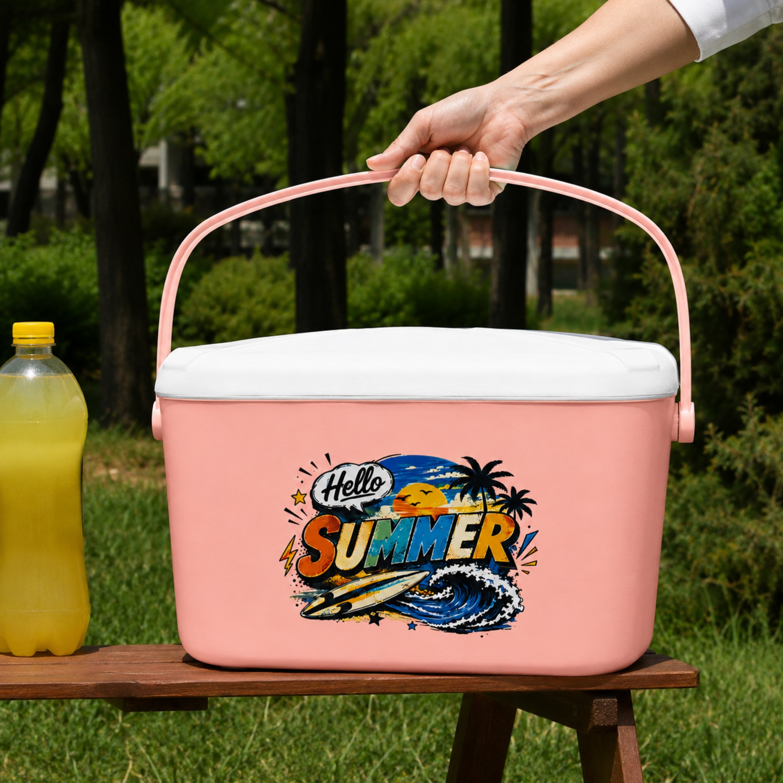 30 LT RETRO BASKILI BUZLUK TERMOS (1178 COOLER BOX)