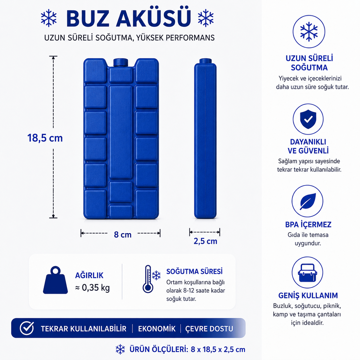 32 LT BUZLUK TERMOS + 1 ADET K 350 BUZ AKÜSÜ