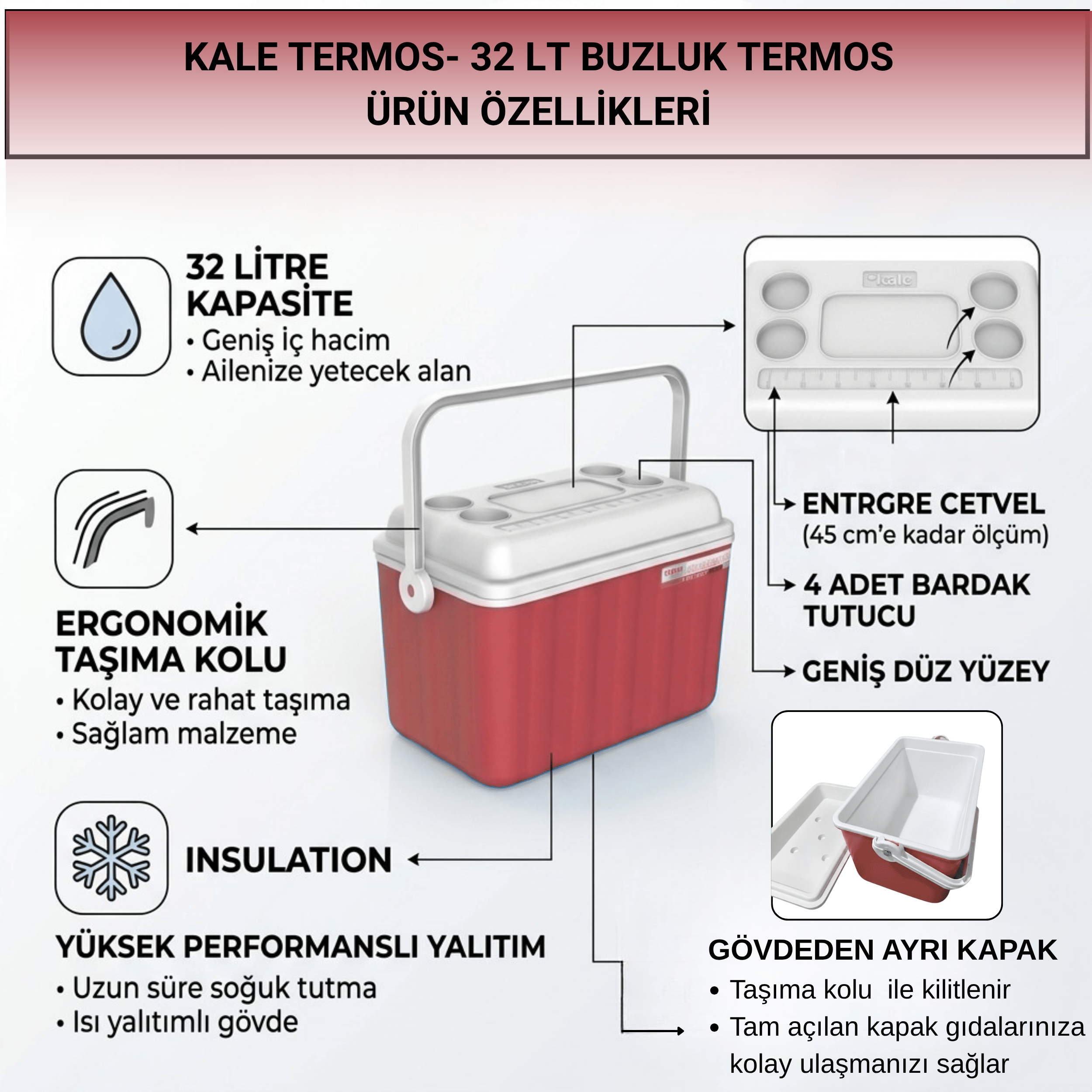 32 Lt Buzluk Termos (1015 Cooler Box) 