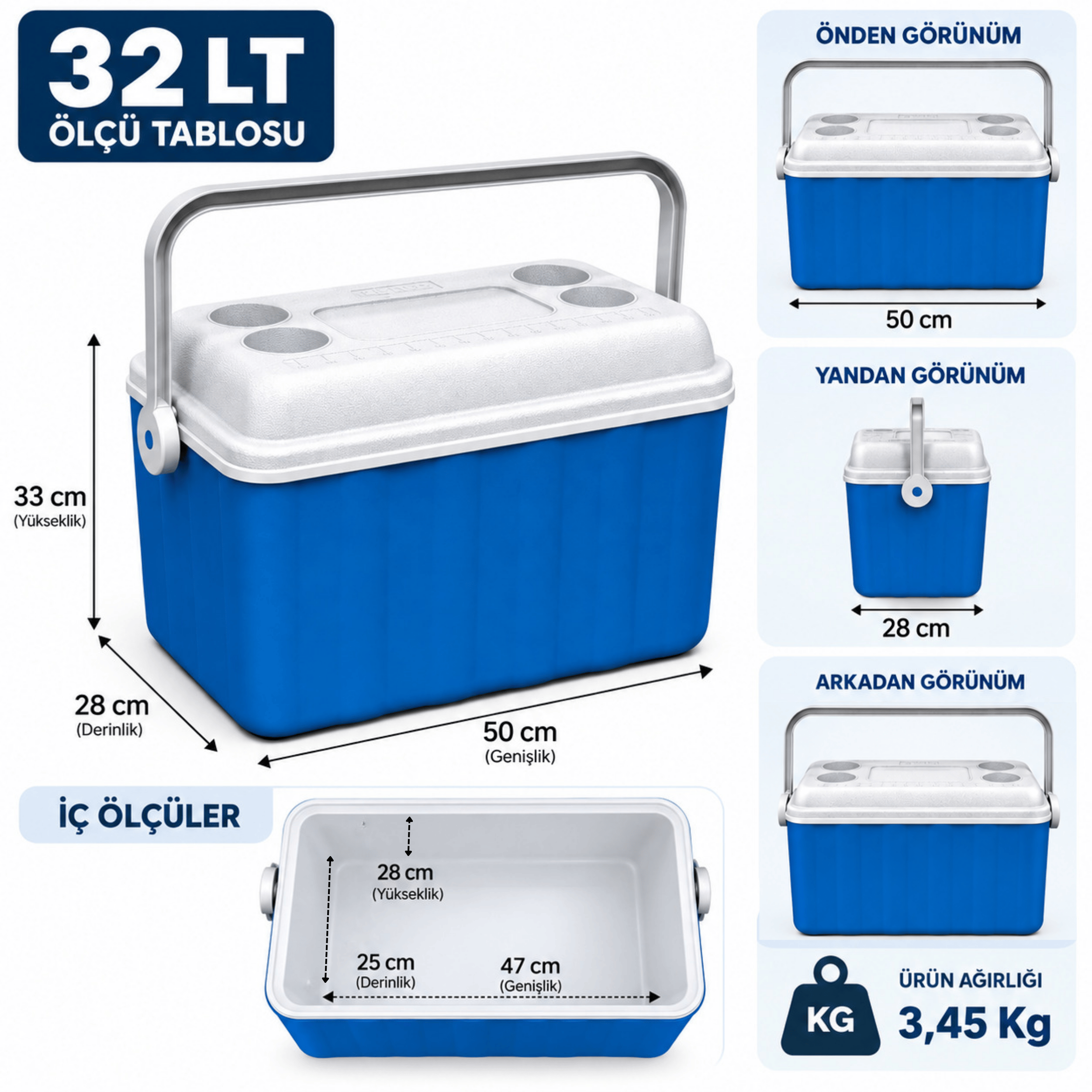 32 Lt Buzluk Termos (1015 Cooler Box) 