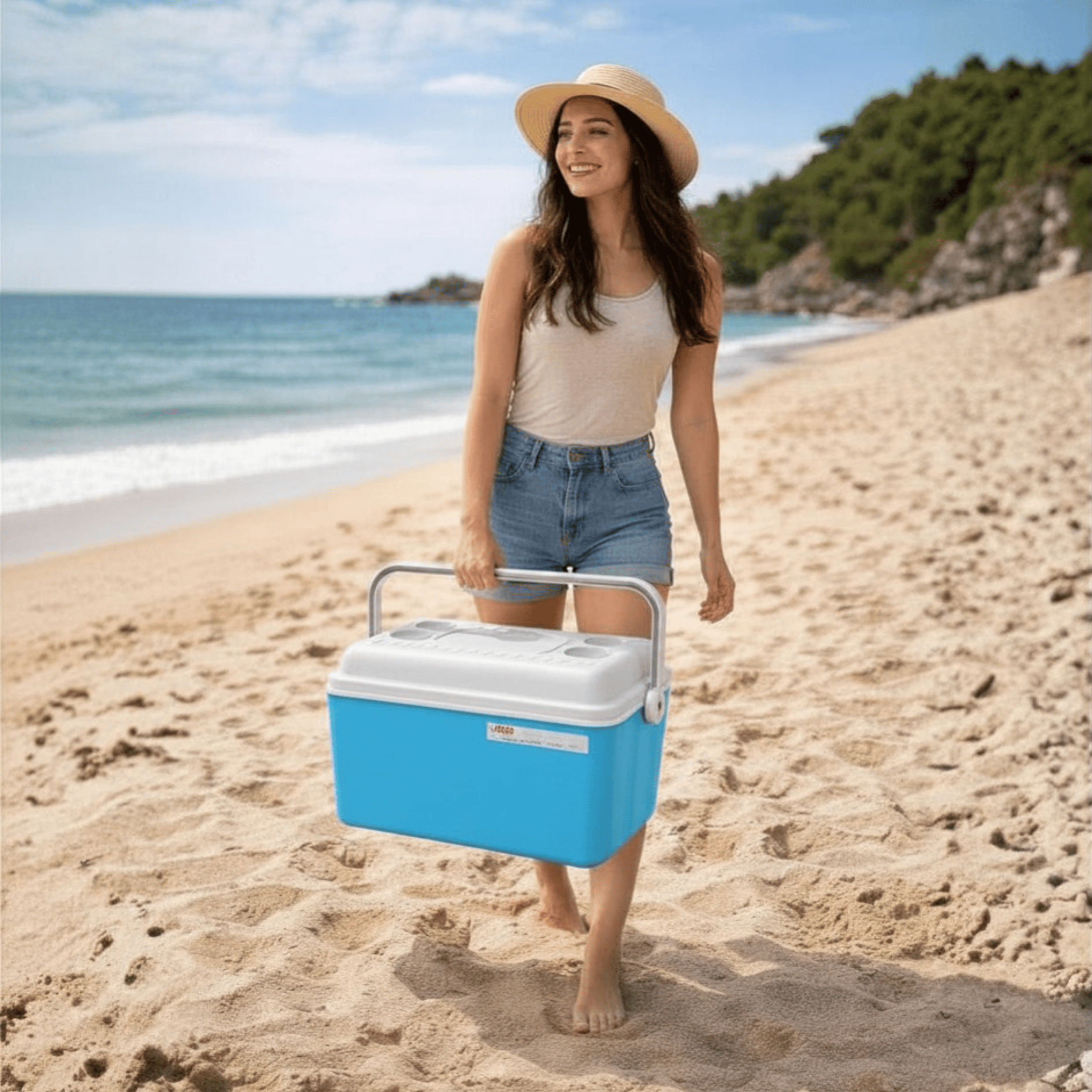 32 LT BUZLUK TERMOS (1015 COOLER BOX) AÇIK MAVİ