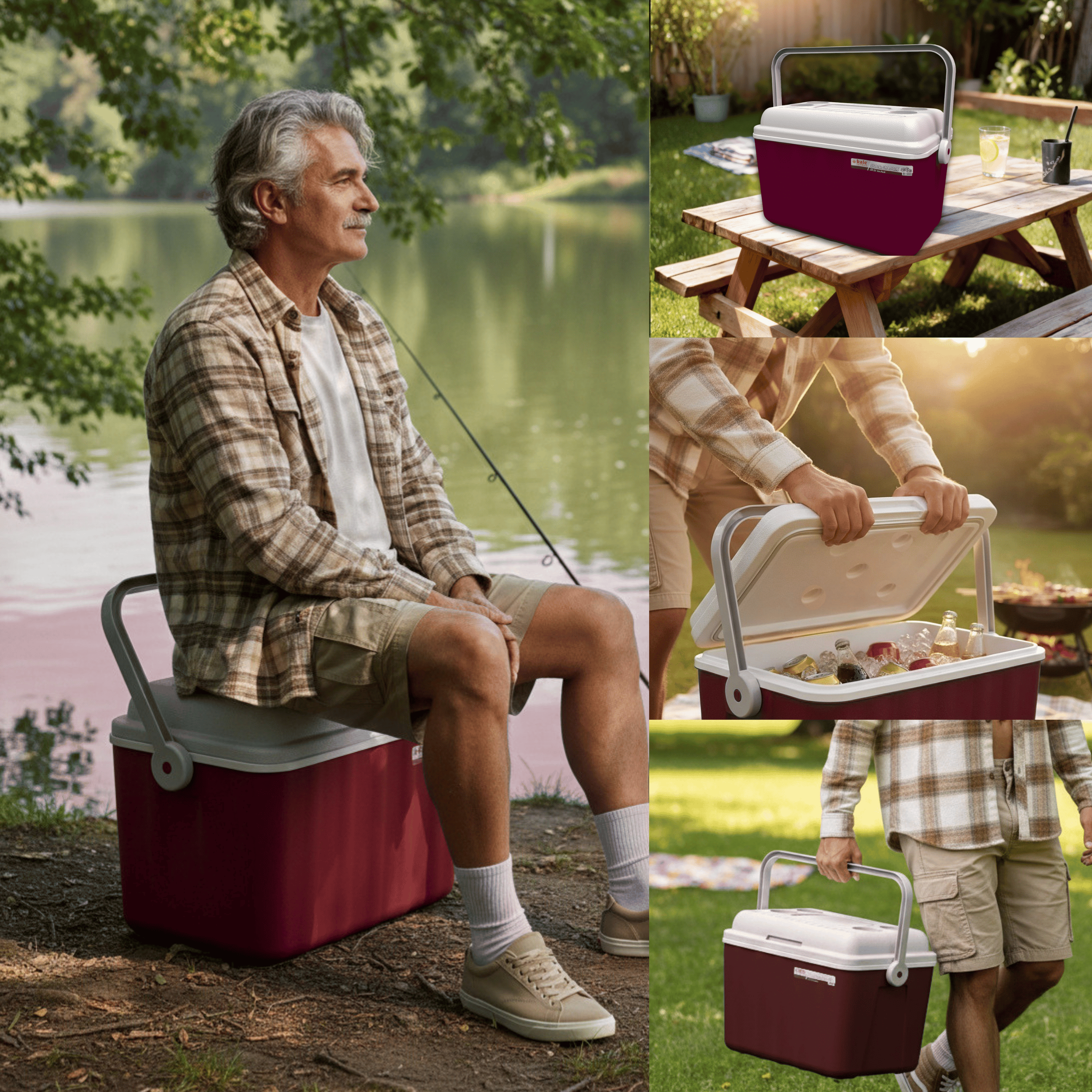32 LT BUZLUK TERMOS (1015 COOLER BOX) BORDO