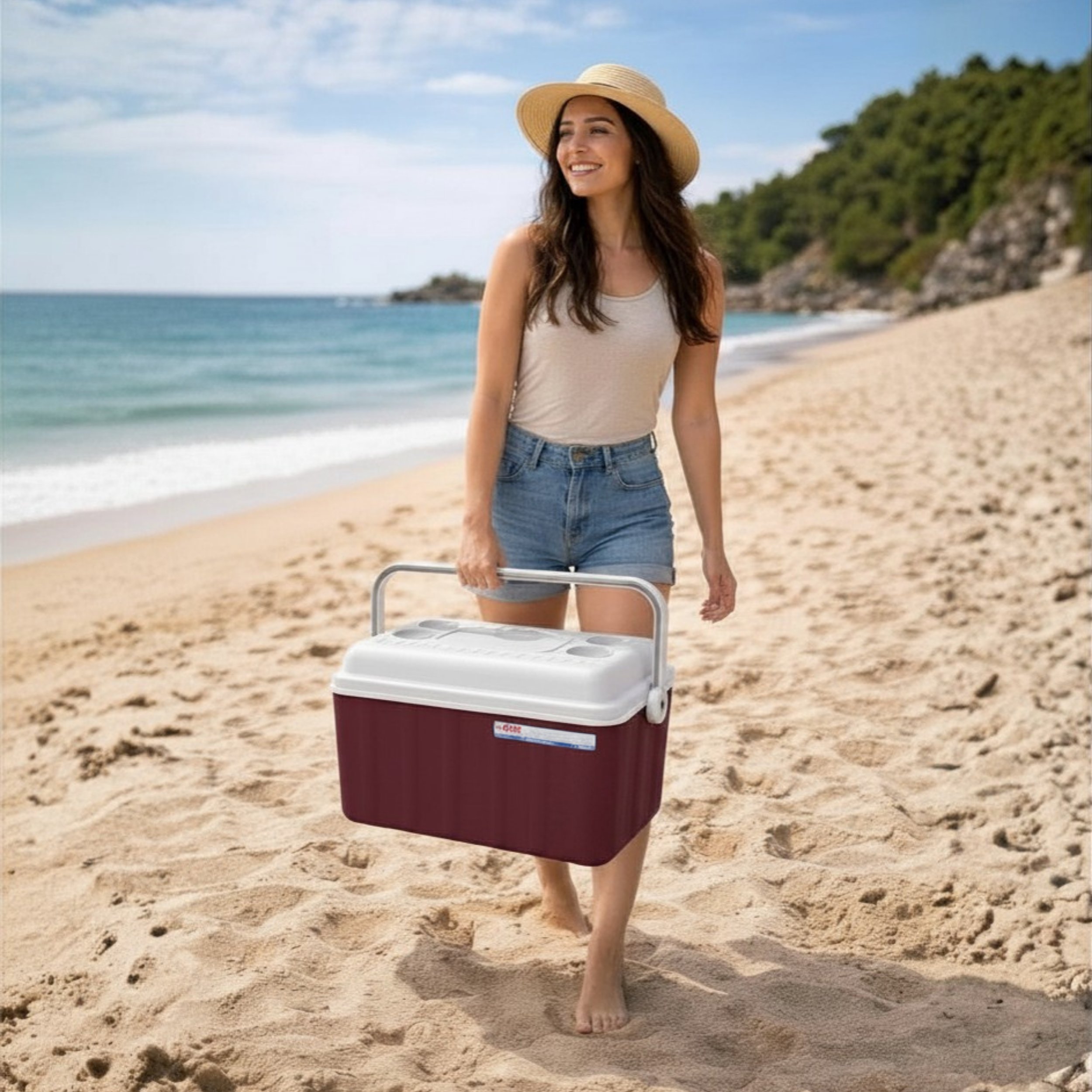 32 LT BUZLUK TERMOS (1015 COOLER BOX) BORDO