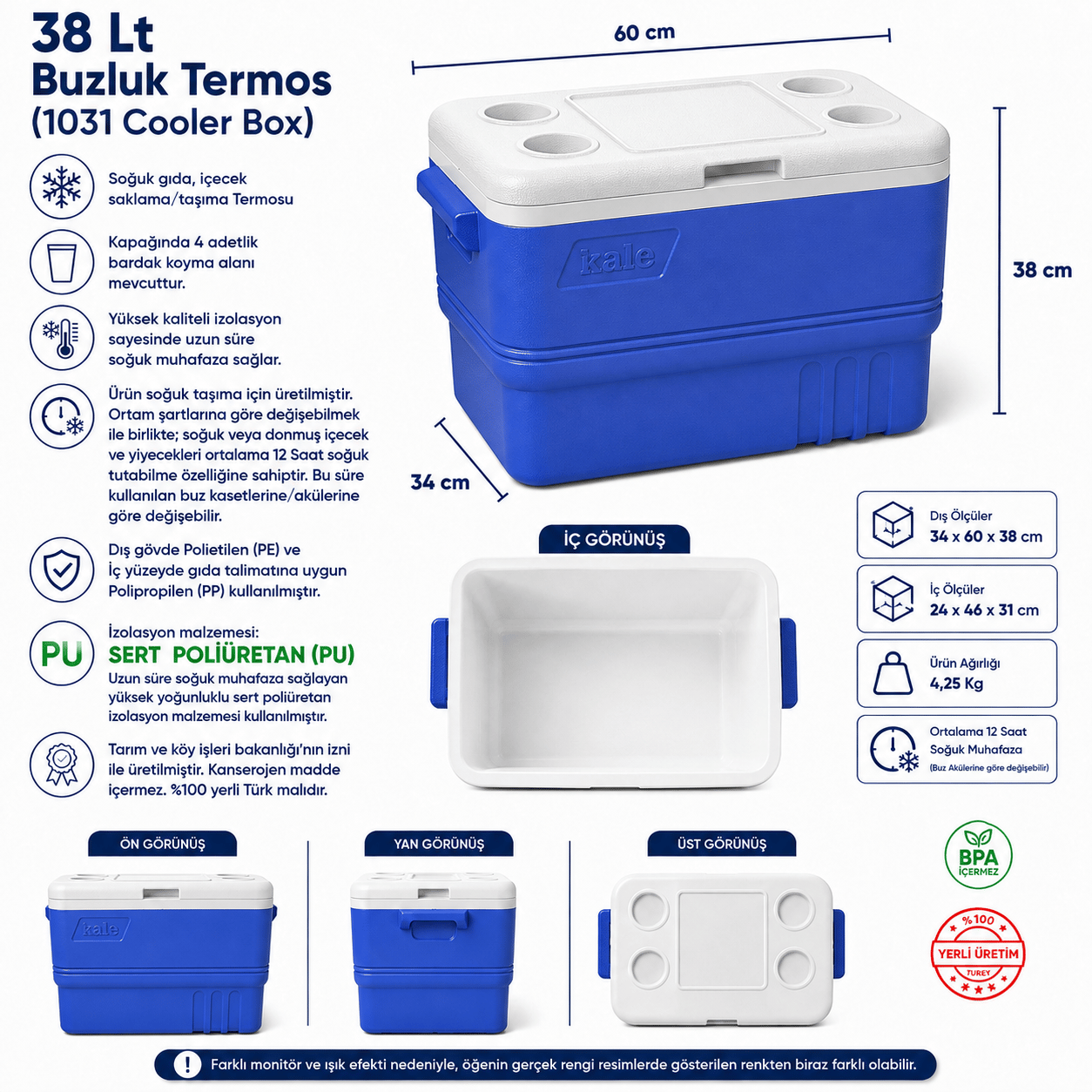 38 Lt Buzluk Termos (1031 Cooler Box) 