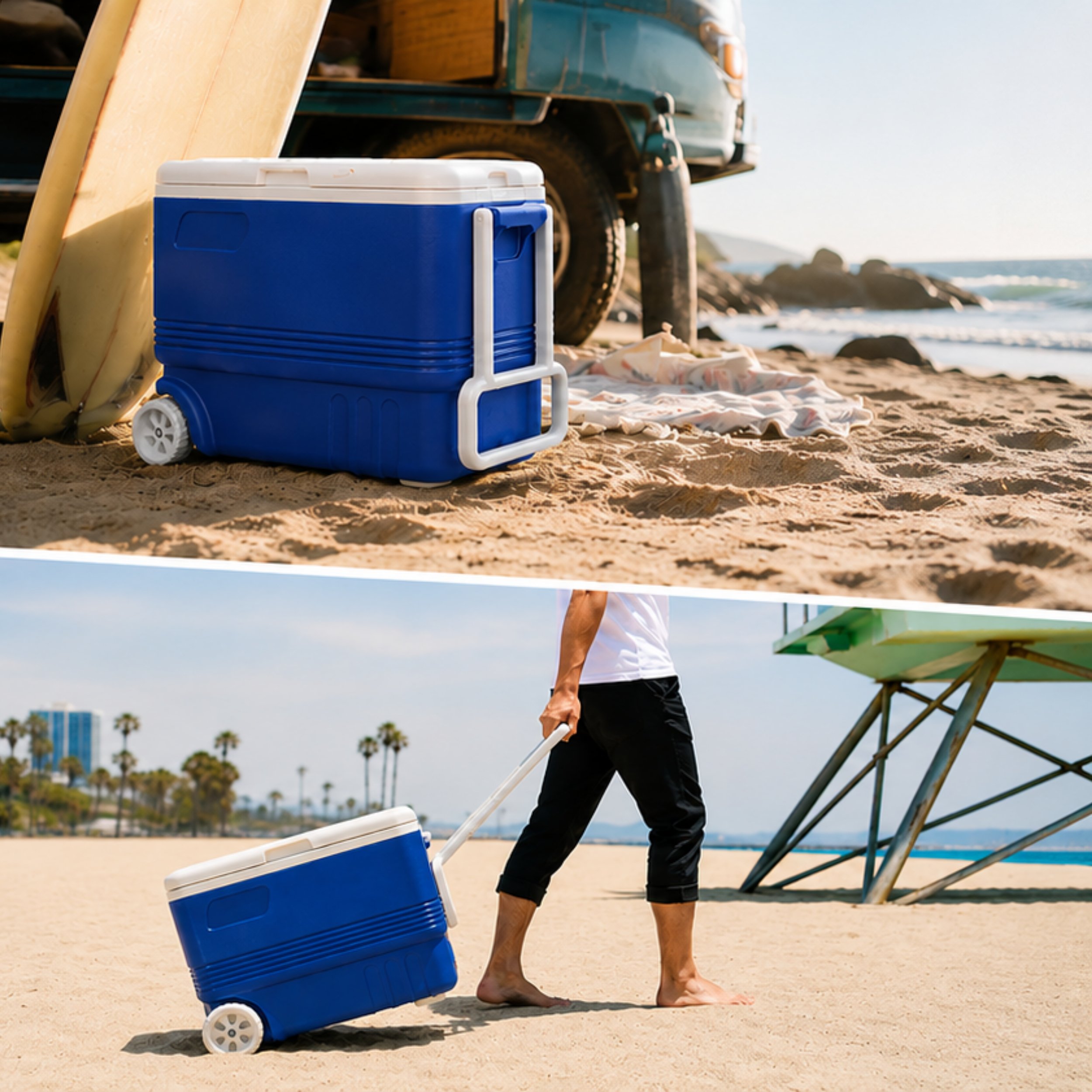 45 Lt Tekerlekli Buzluk Termos (1032 Wheled Cooler Box) 