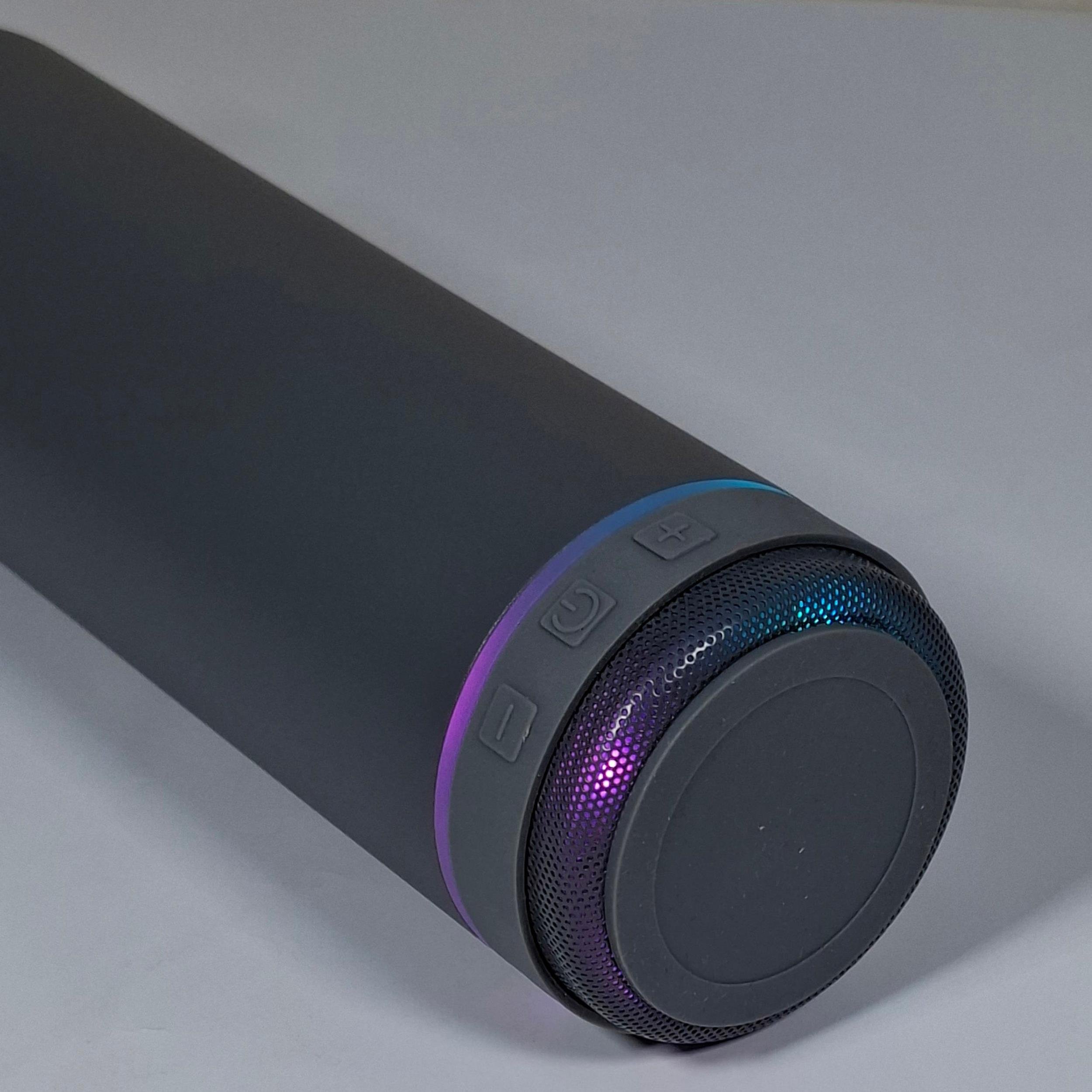 Bluetooth Hoparlörlü Paslanmaz Çelik Termos 600 ml-Çift Katmanlı 