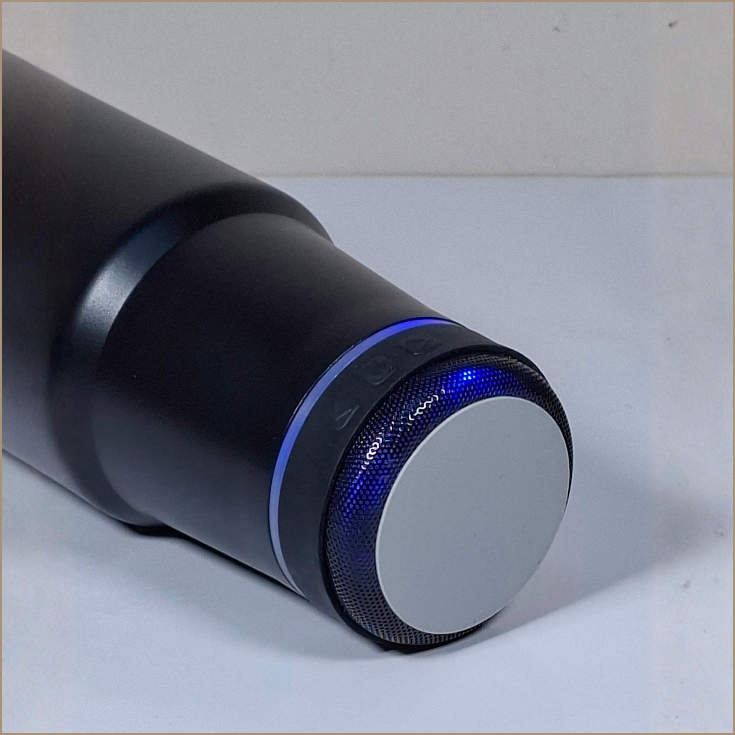 Bluetooth Hoparlörlü Paslanmaz Çelik Termos Bardak 600 ml -Pipetli ,Çift Kullanımlı Kapak