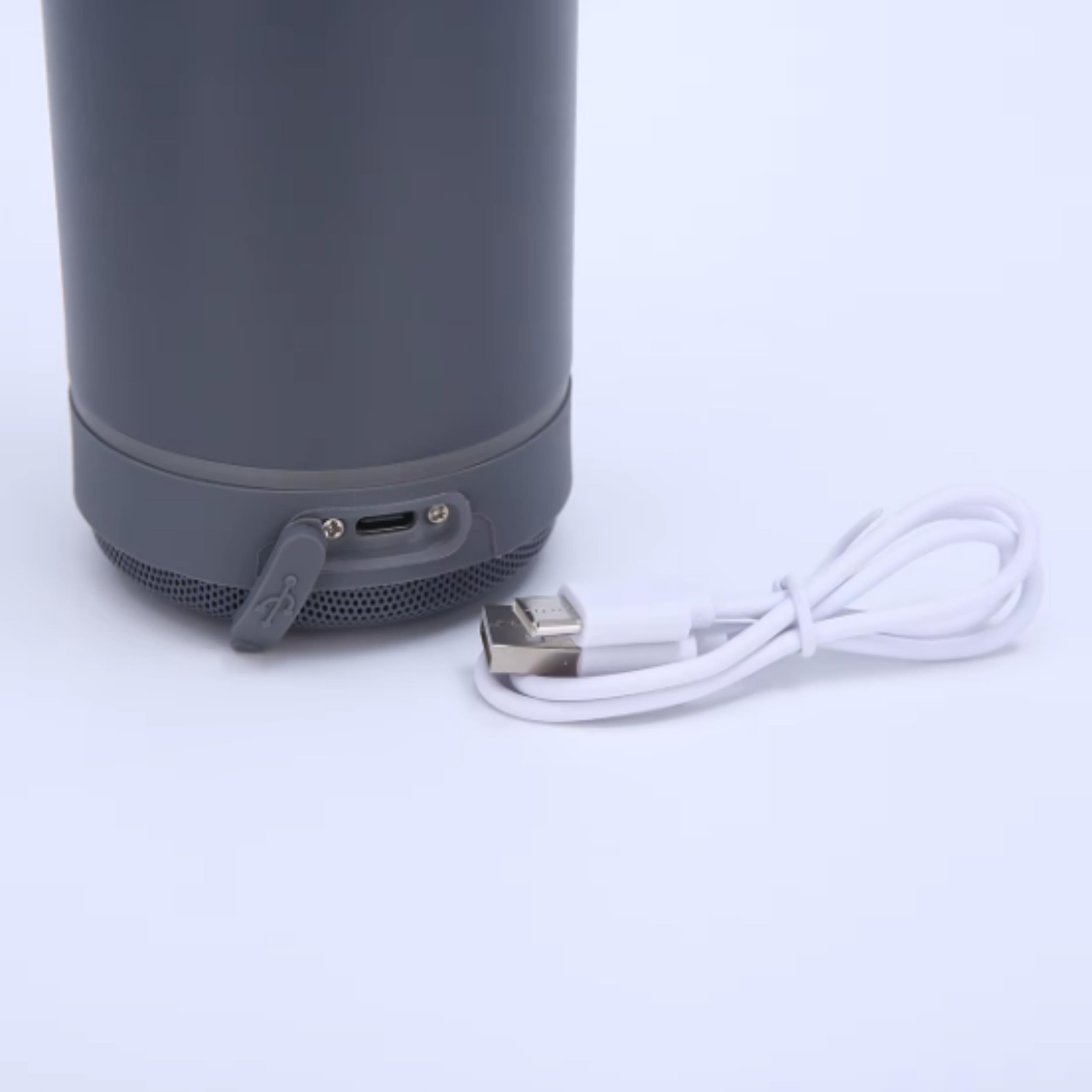 Bluetooth Hoparlörlü Paslanmaz Çelik Termos 600 ml-Çift Katmanlı 