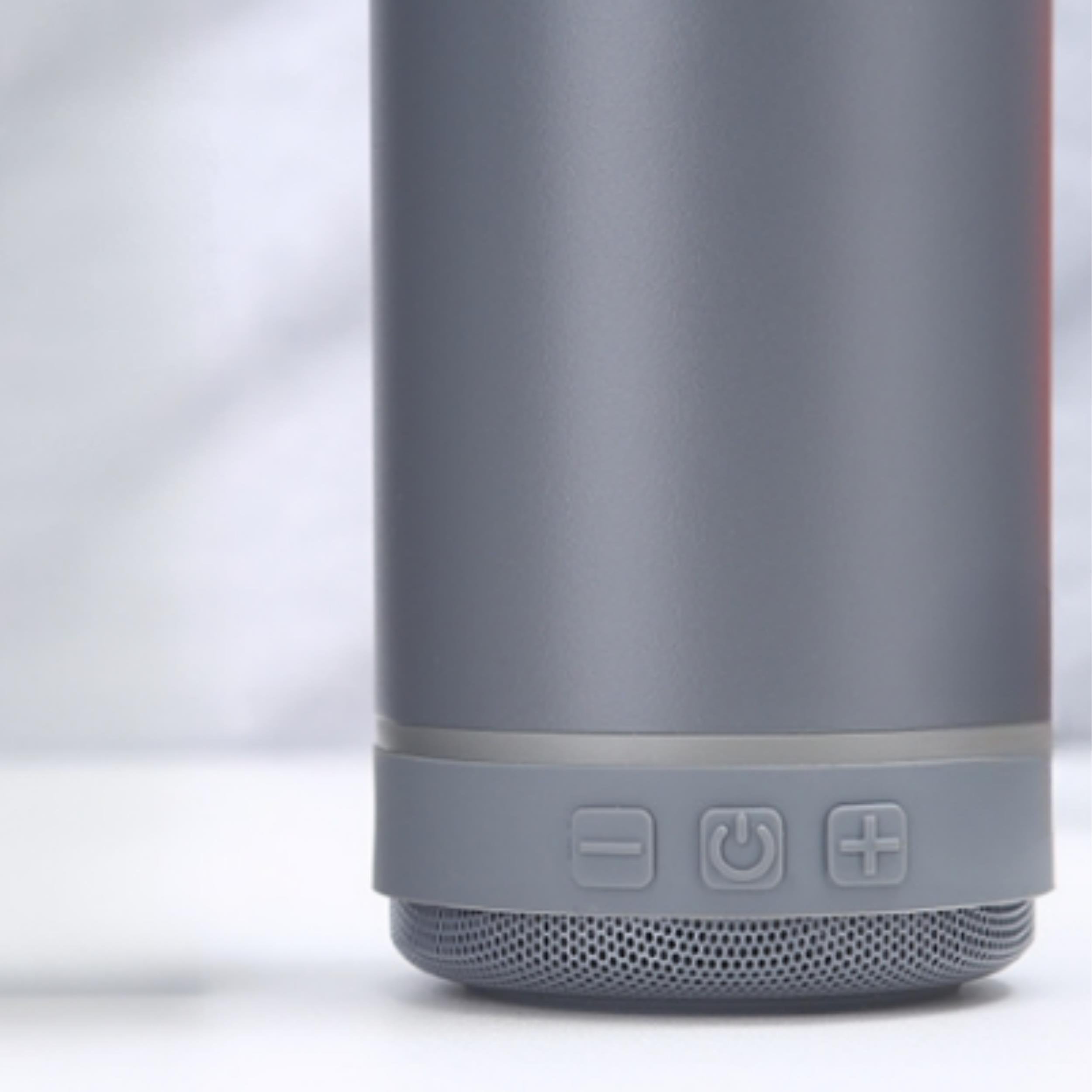 Bluetooth Hoparlörlü Paslanmaz Çelik Termos 600 ml-Çift Katmanlı 