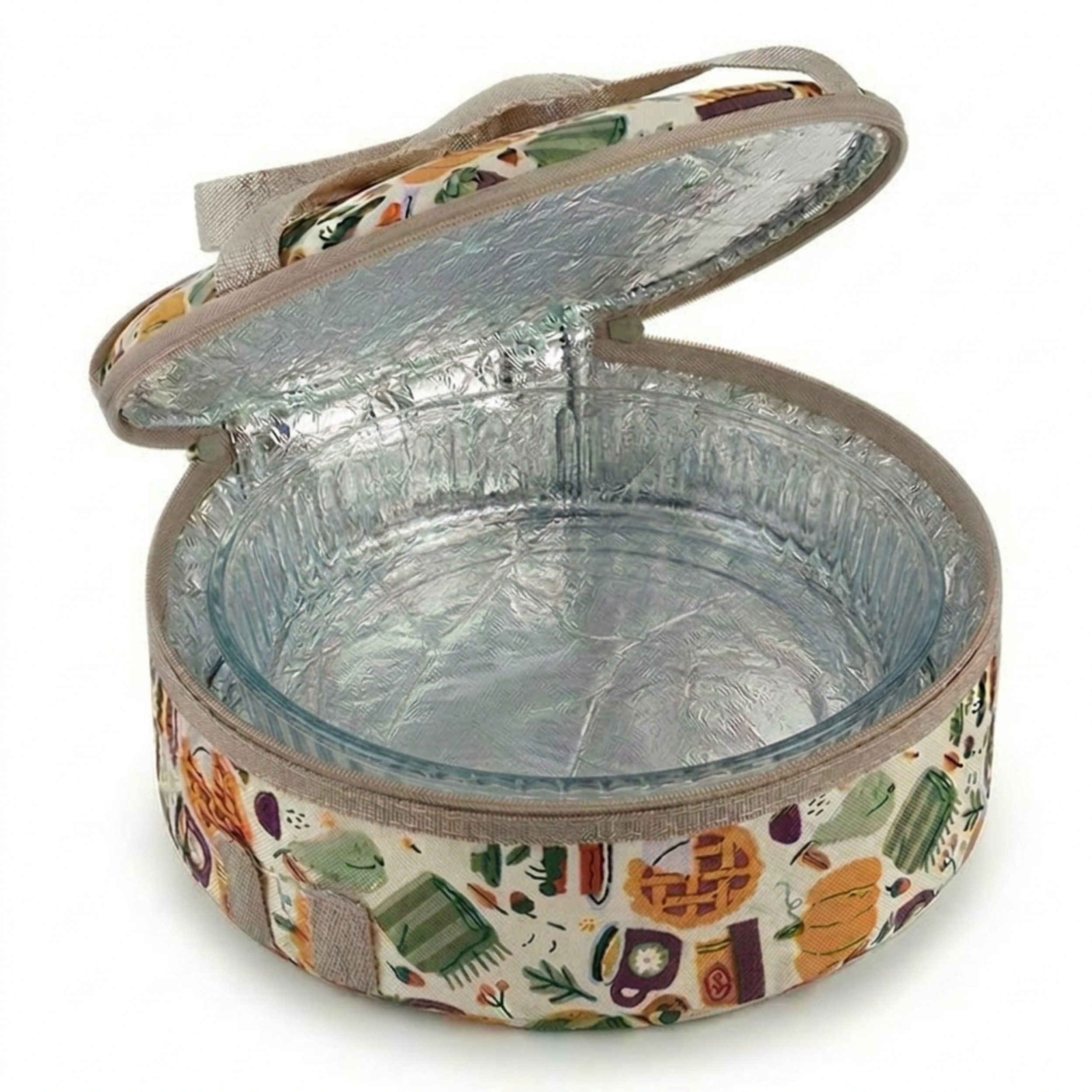 Borcam Termal Çantası-Yemek çantası-30 Cm Yuvarlak