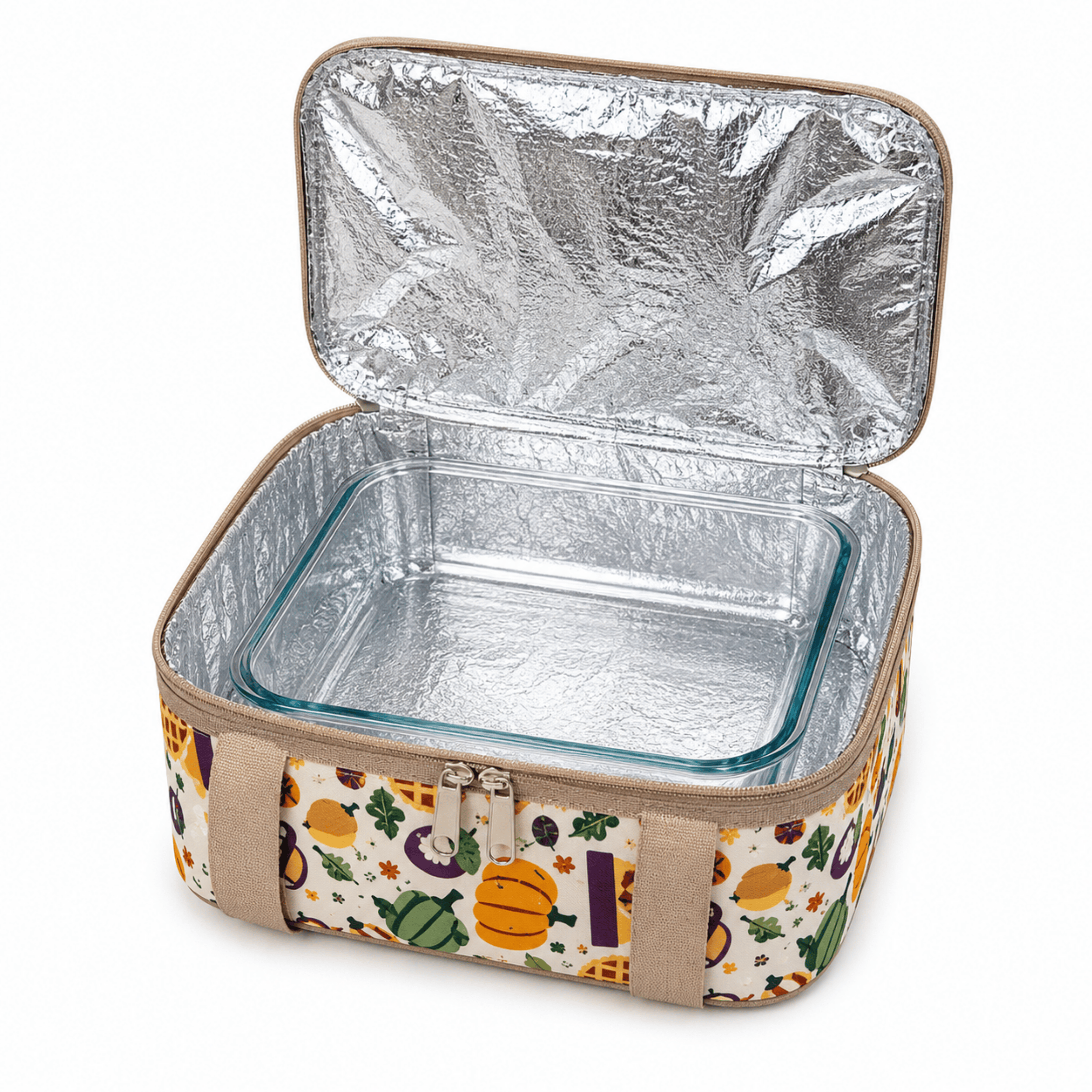 Borcam Termal Çantası-Yemek çantası-30 Cm Kare