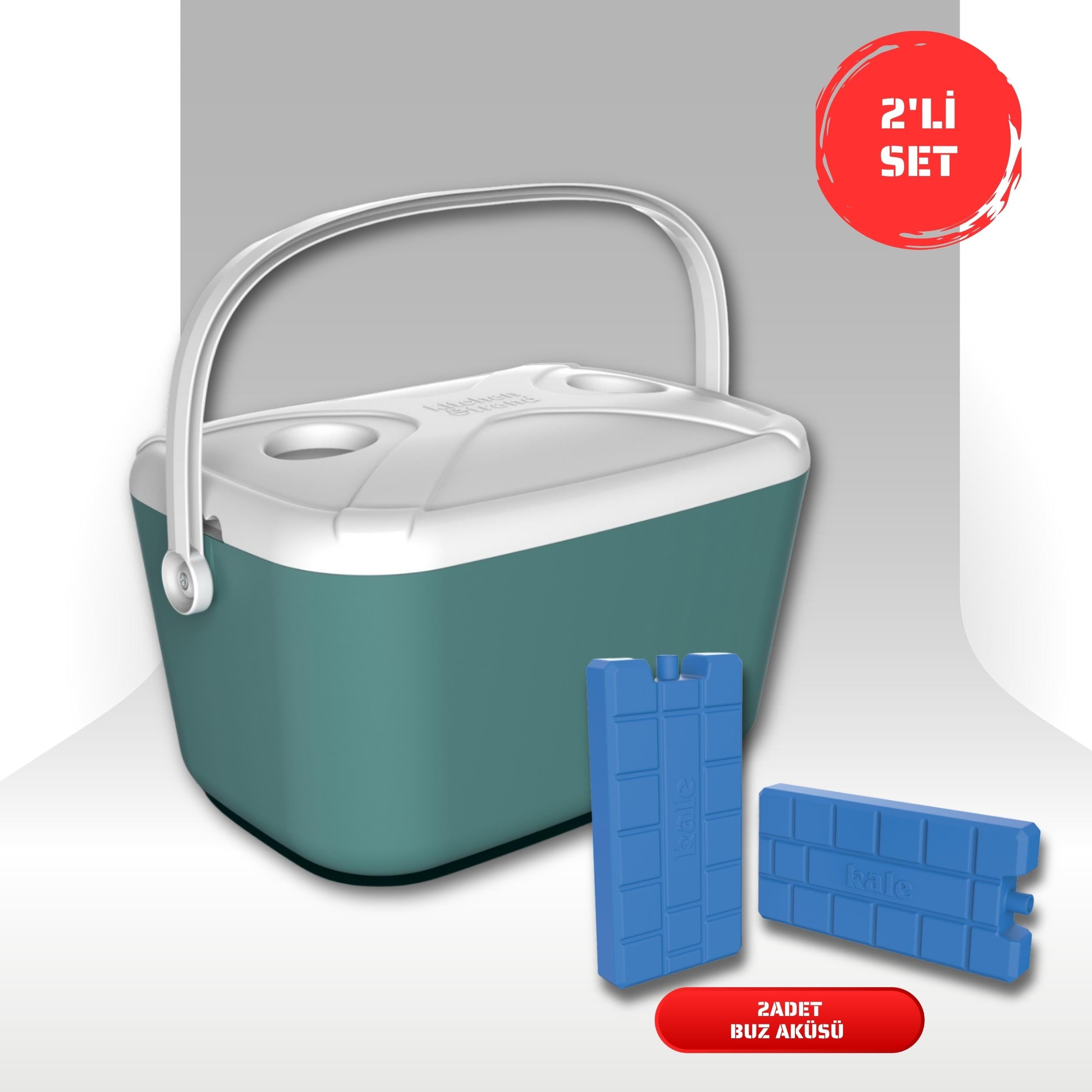 Buzluk Termos  Set-30 Lt Buzzy Buzluk Termos (1178 Cooler Box)+ 2 Adet K-250 Buz Aküsü 
