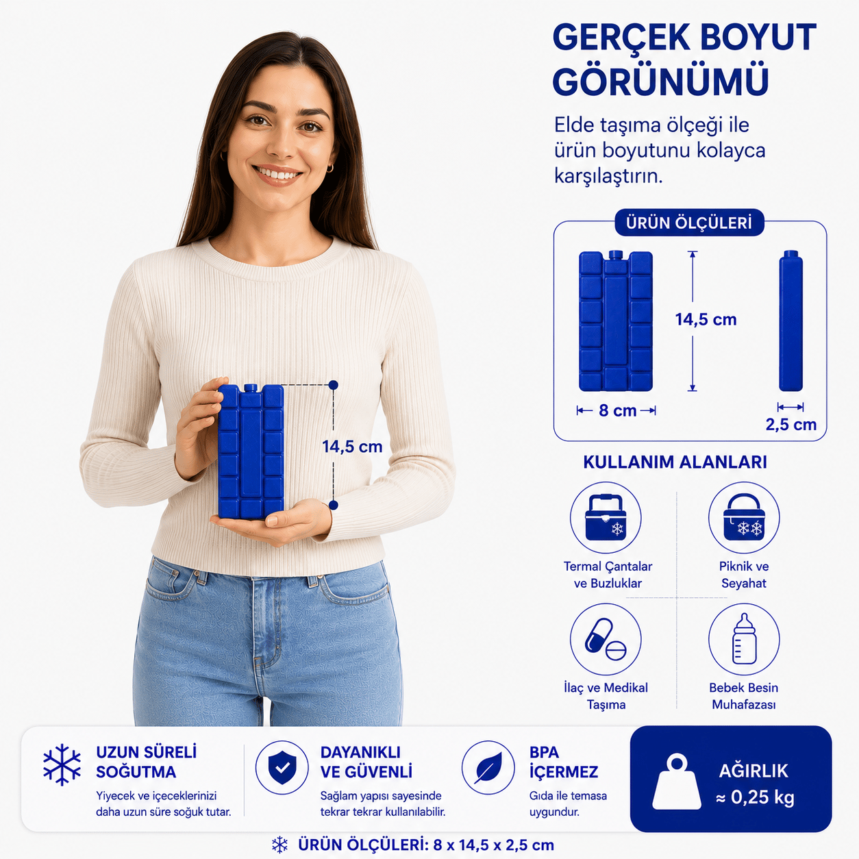 K-250 Buz Aküsü ( İce Pack ) -5 Li