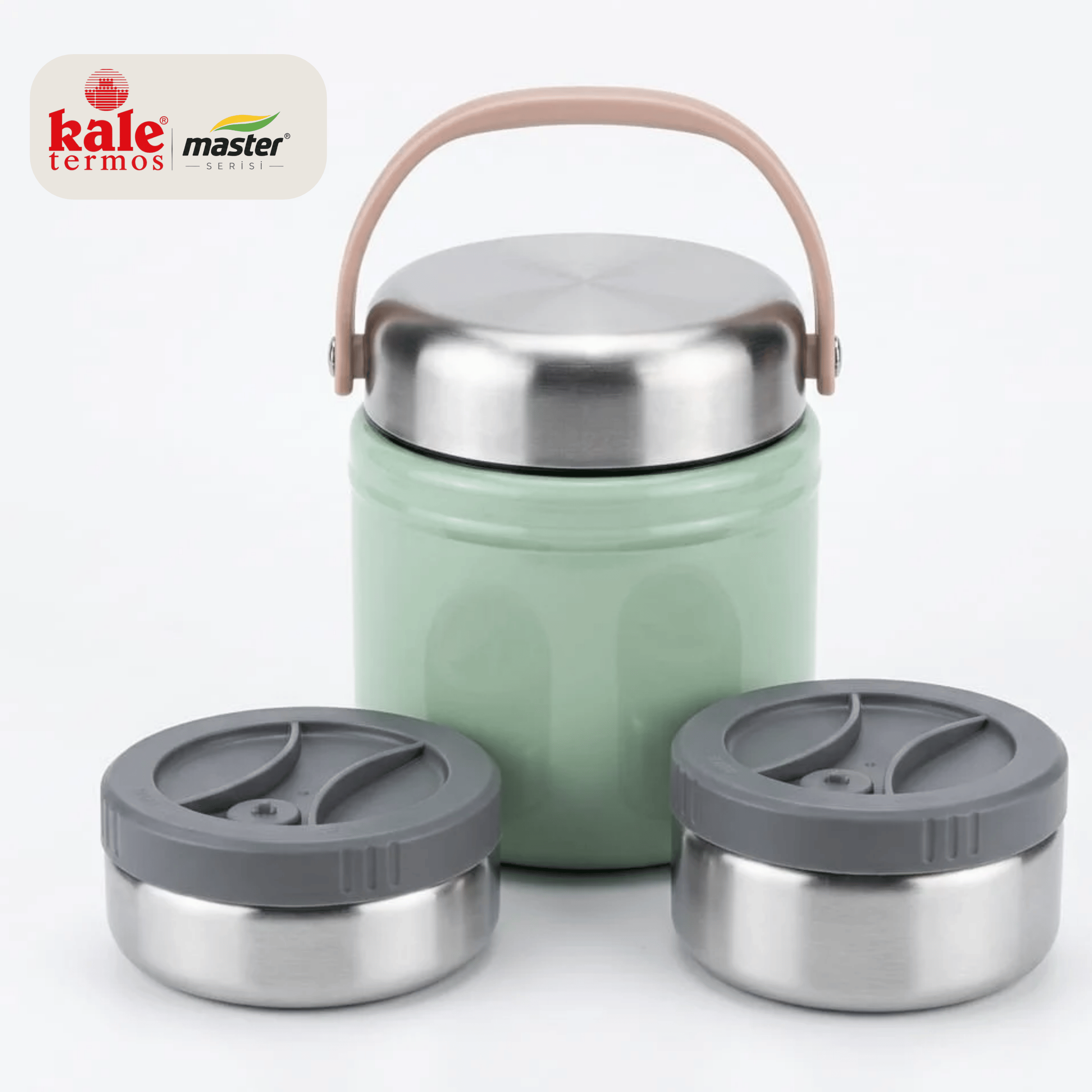 Master 1,5 L Çelik Yemek Termosu – 2 Kaplı Paslanmaz Çelik Sefer Tası, Sıcak Soğuk Yemek Taşıma Termosu
