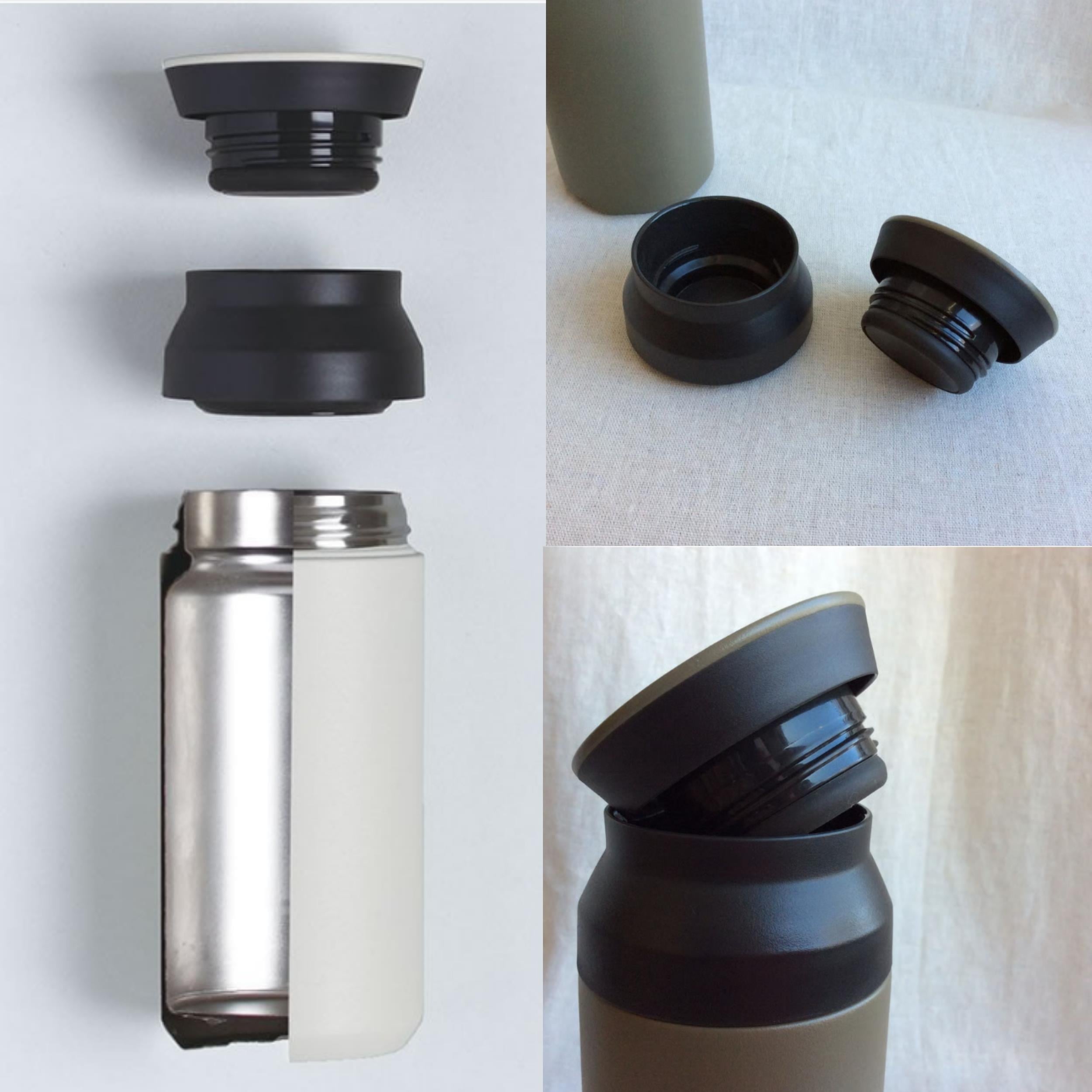 Paslanmaz Çelik Bardak Mug Termos 350 ml  Çift Katmanlı, Sızdırmaz Kapaklı