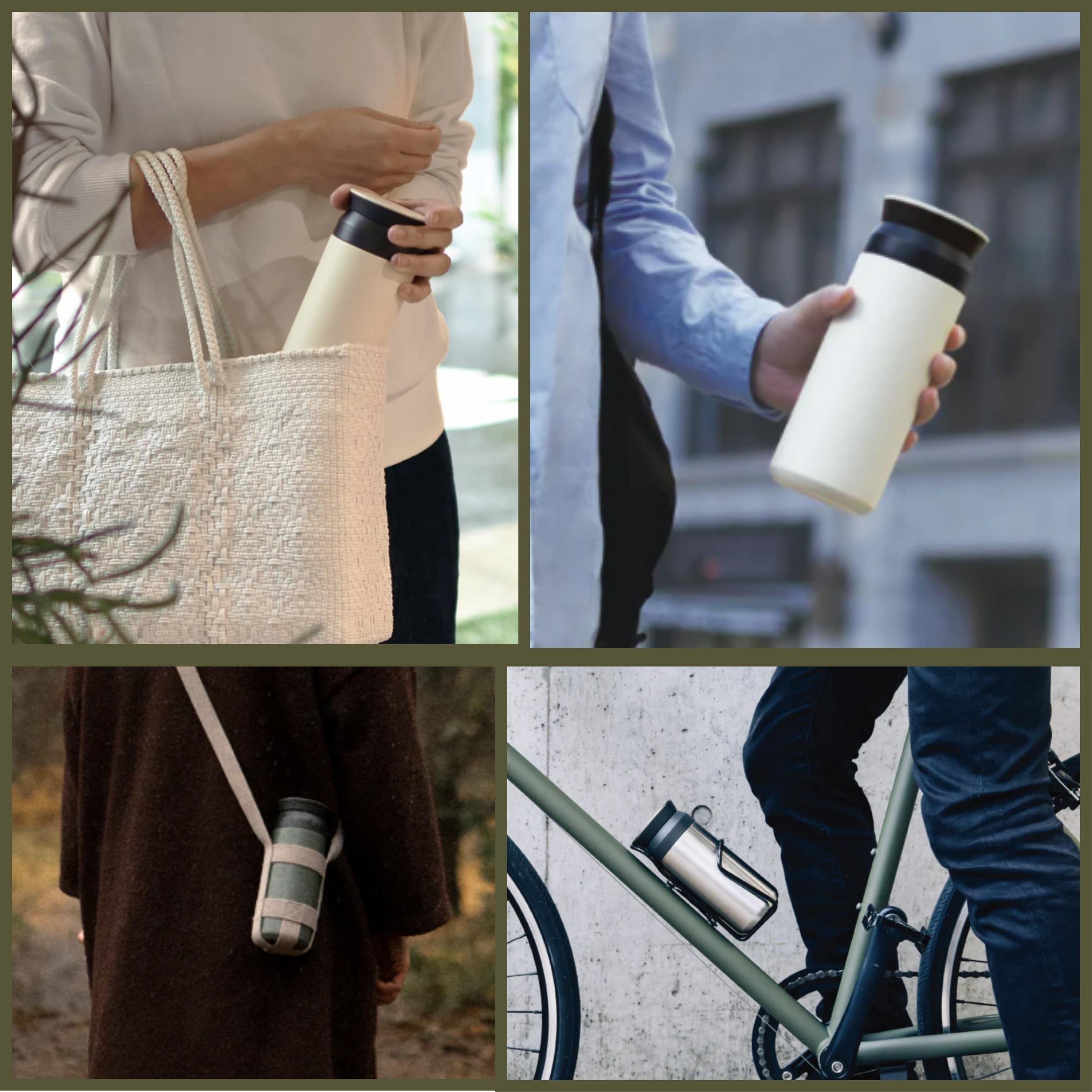 Paslanmaz Çelik Bardak Mug Termos 350 ml  Çift Katmanlı, Sızdırmaz Kapaklı