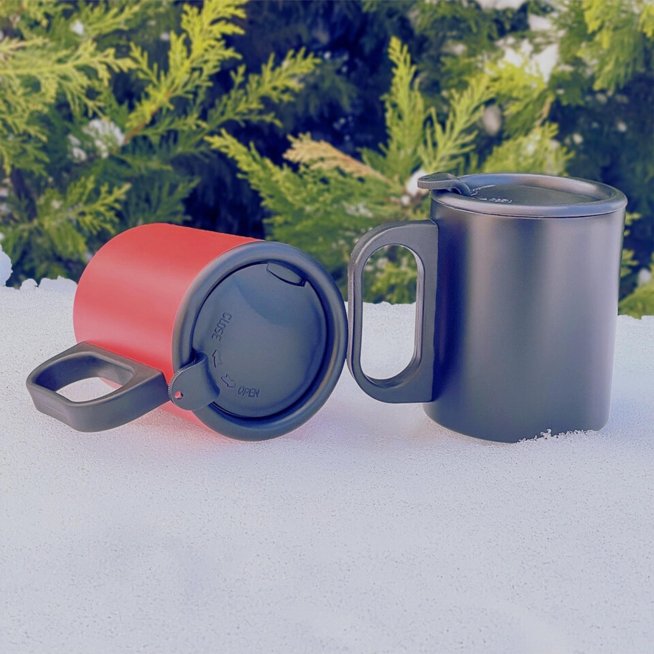 Paslanmaz Çelik Mug, Paslanmaz Çelik Termos Bardak-300 ml