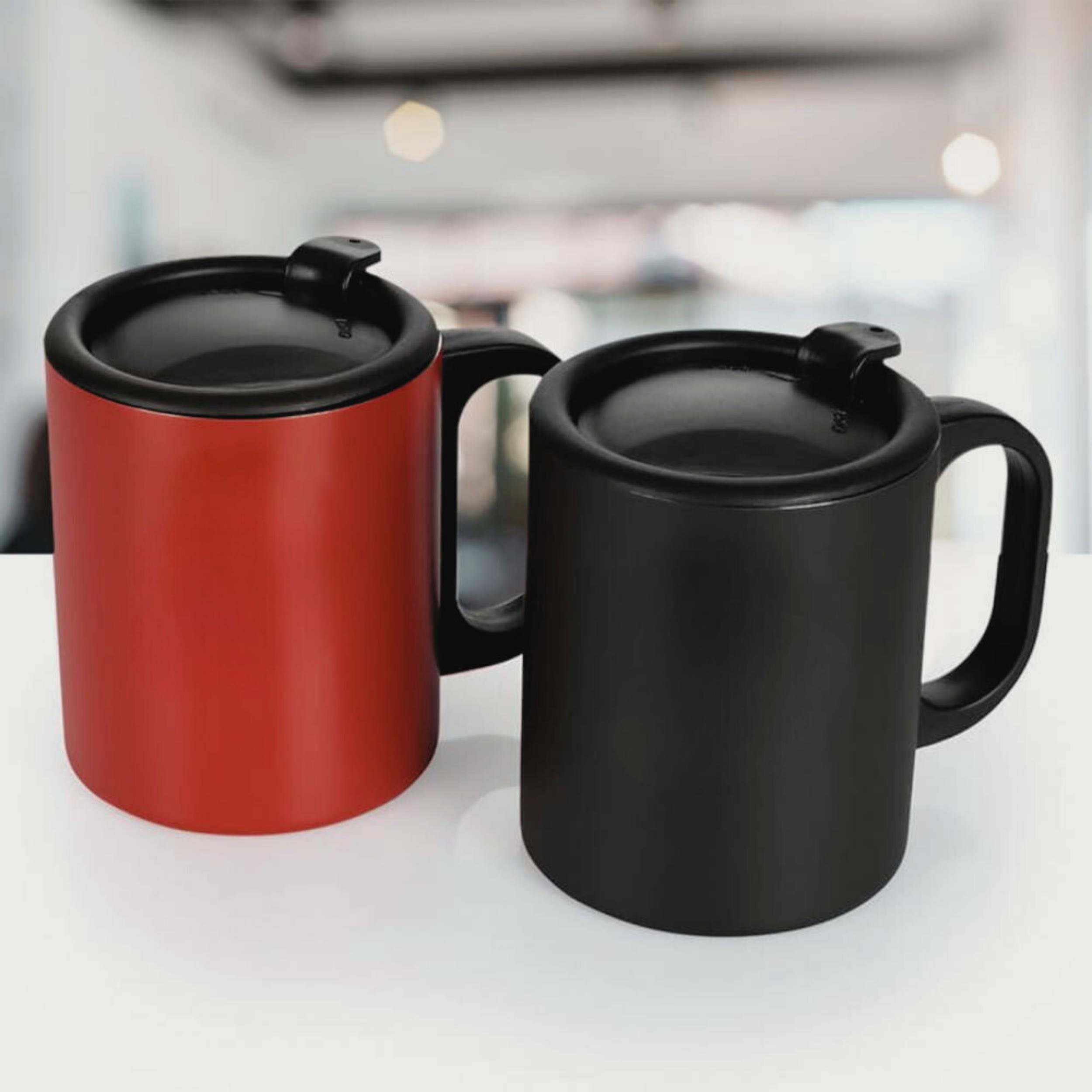 Paslanmaz Çelik Mug, Paslanmaz Çelik Termos Bardak-300 ml