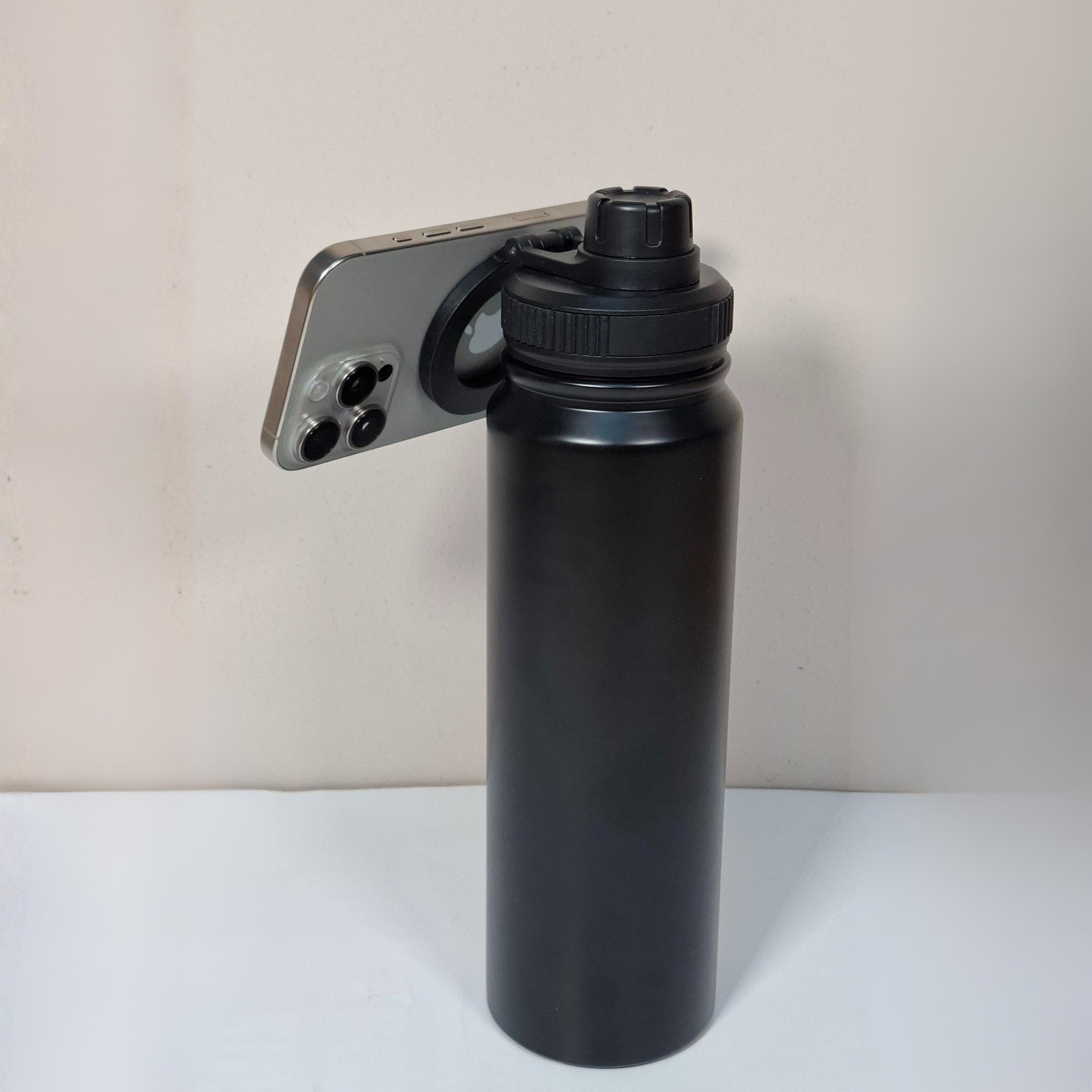 Paslanmaz Çelik Termos 780 ml-Manyetik Telefon Tutuculu