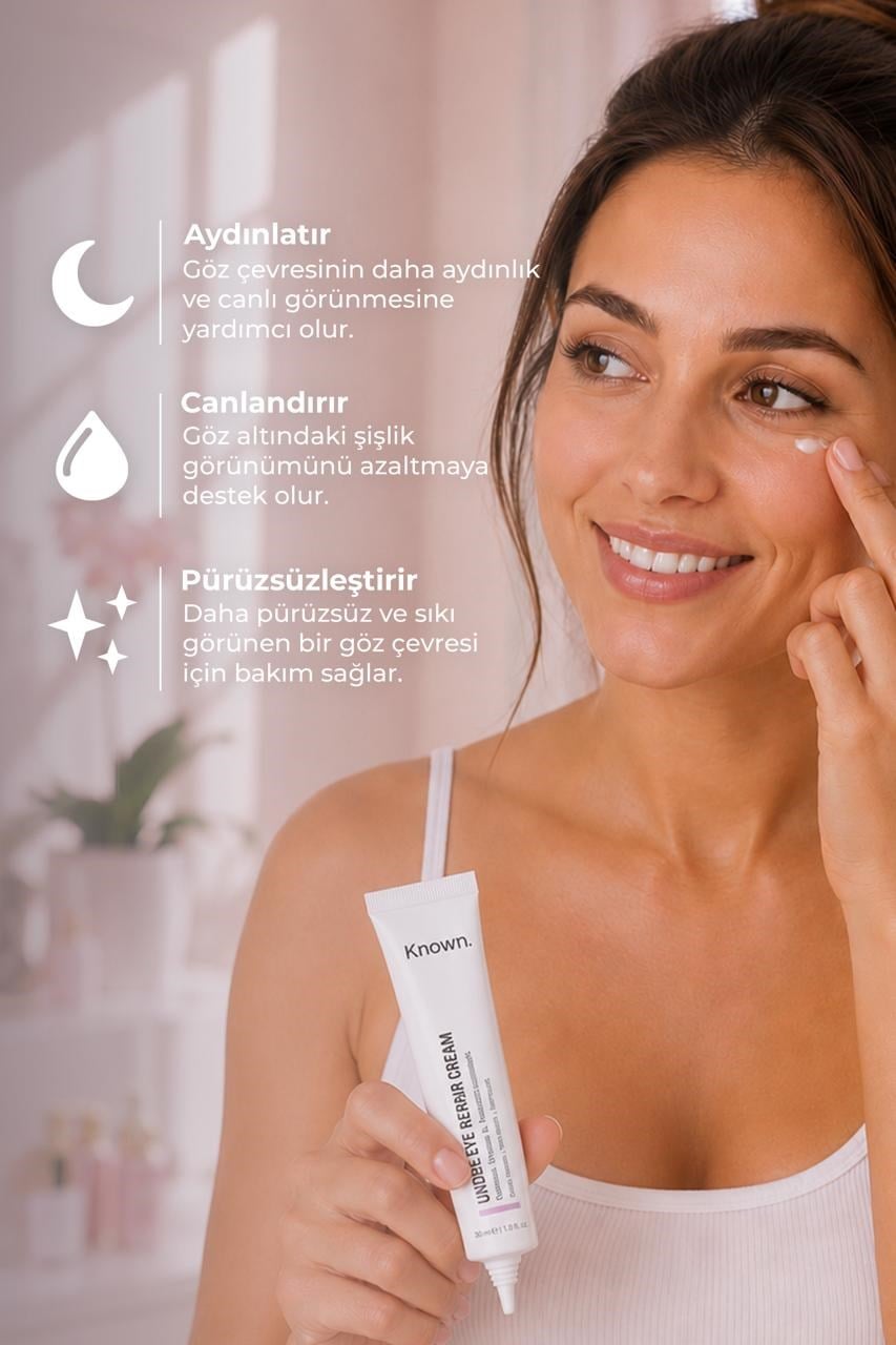 Koyu Halka ve Göz Altı Torba Görünümü Karşıtı Onarıcı Göz Kremi 20 ml