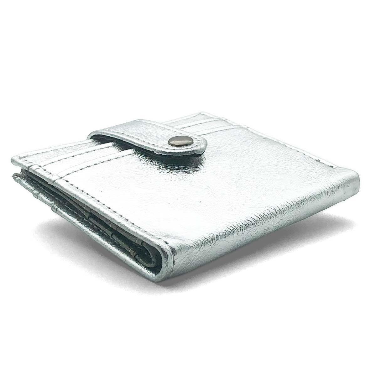 Çıtçıt Kapaklı Gümüş Renk Kartlık