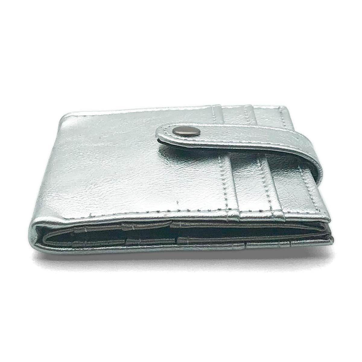 Çıtçıt Kapaklı Gümüş Renk Kartlık