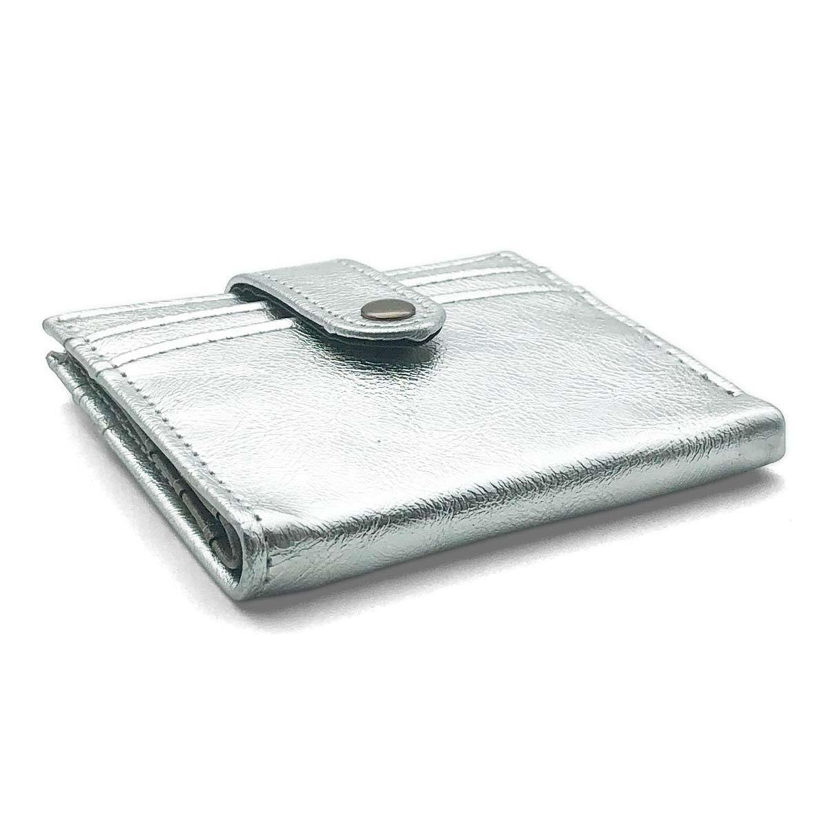 Çıtçıt Kapaklı Gümüş Renk Kartlık