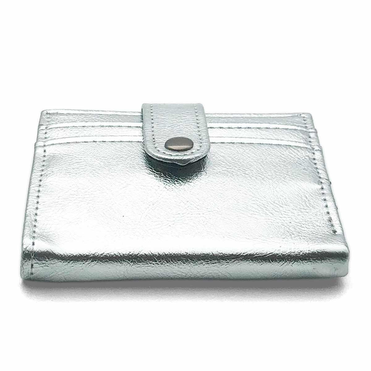 Çıtçıt Kapaklı Gümüş Renk Kartlık