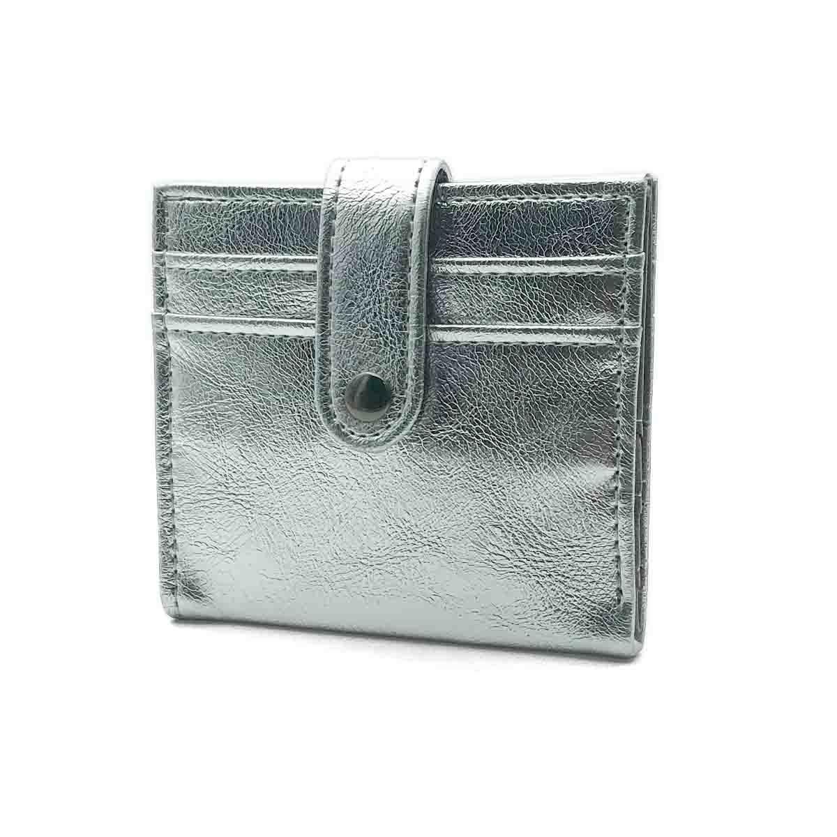 Çıtçıt Kapaklı Gümüş Renk Kartlık