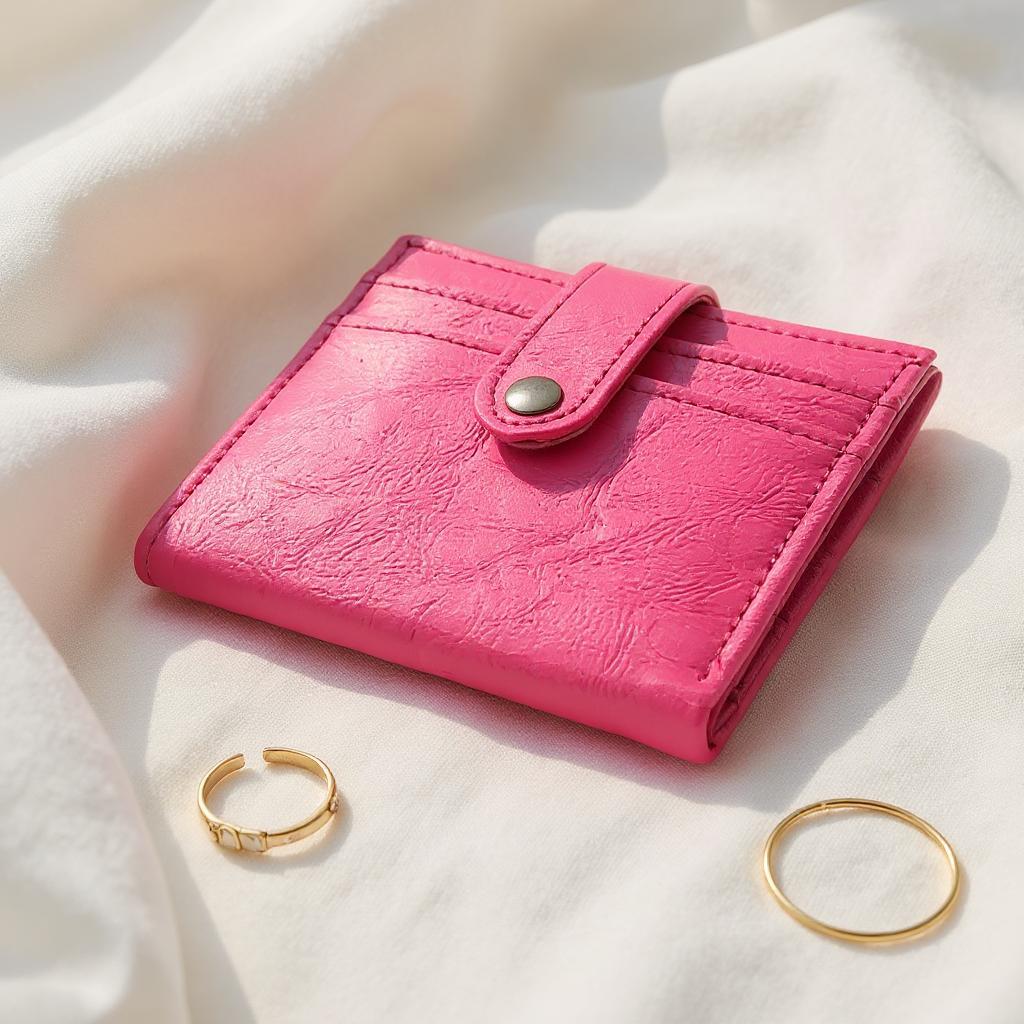 Çıtçıt Kapaklı Pembe Kartlık