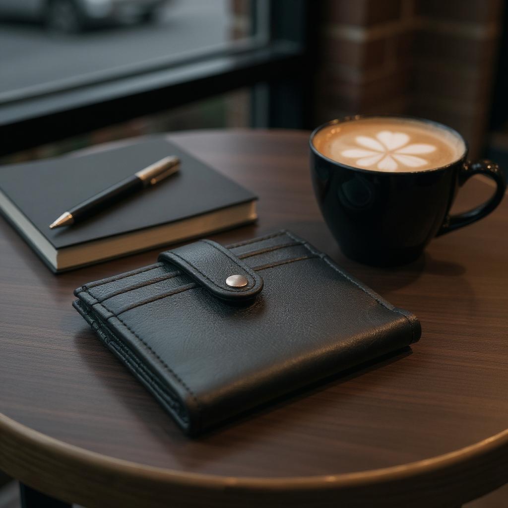 Çıtçıt Kapaklı Siyah Kartlık