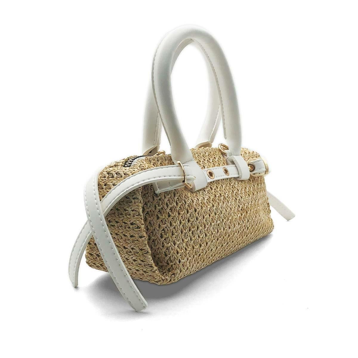 Dikdörtgen Beyaz Hazır Çapraz Çanta