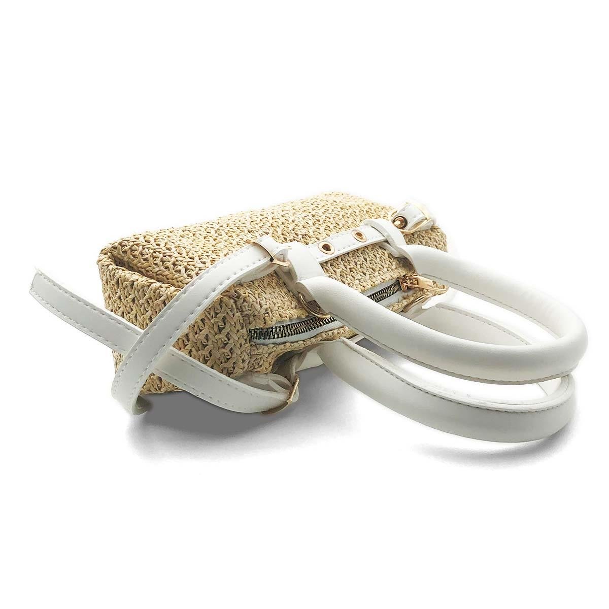 Dikdörtgen Beyaz Hazır Çapraz Çanta