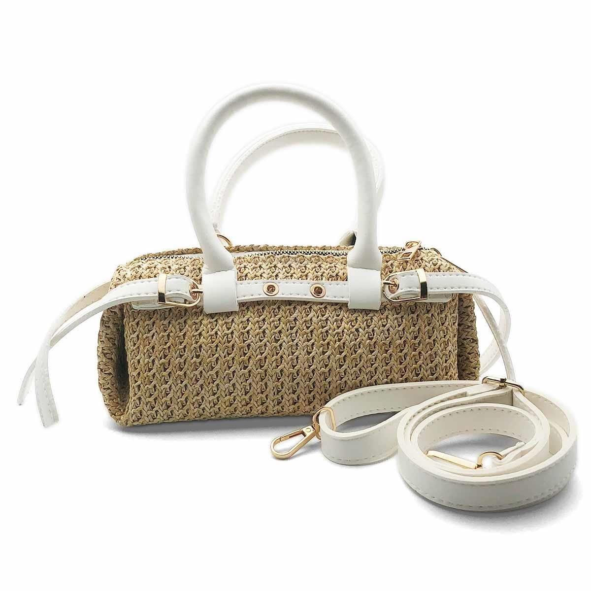 Dikdörtgen Beyaz Hazır Çapraz Çanta