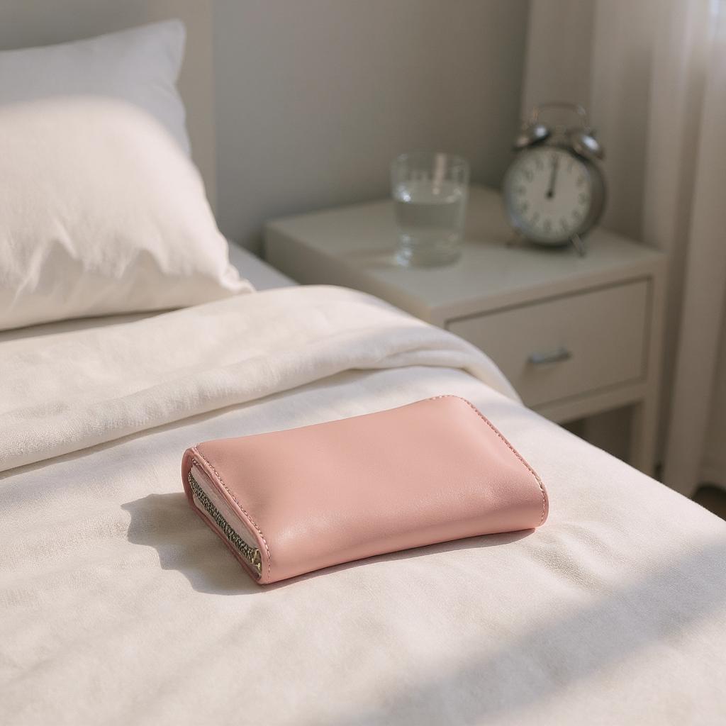 Fermuarlı Pembe Mini Cüzdan