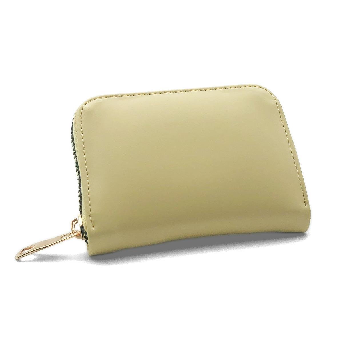 Fermuarlı Sarı Mini Cüzdan