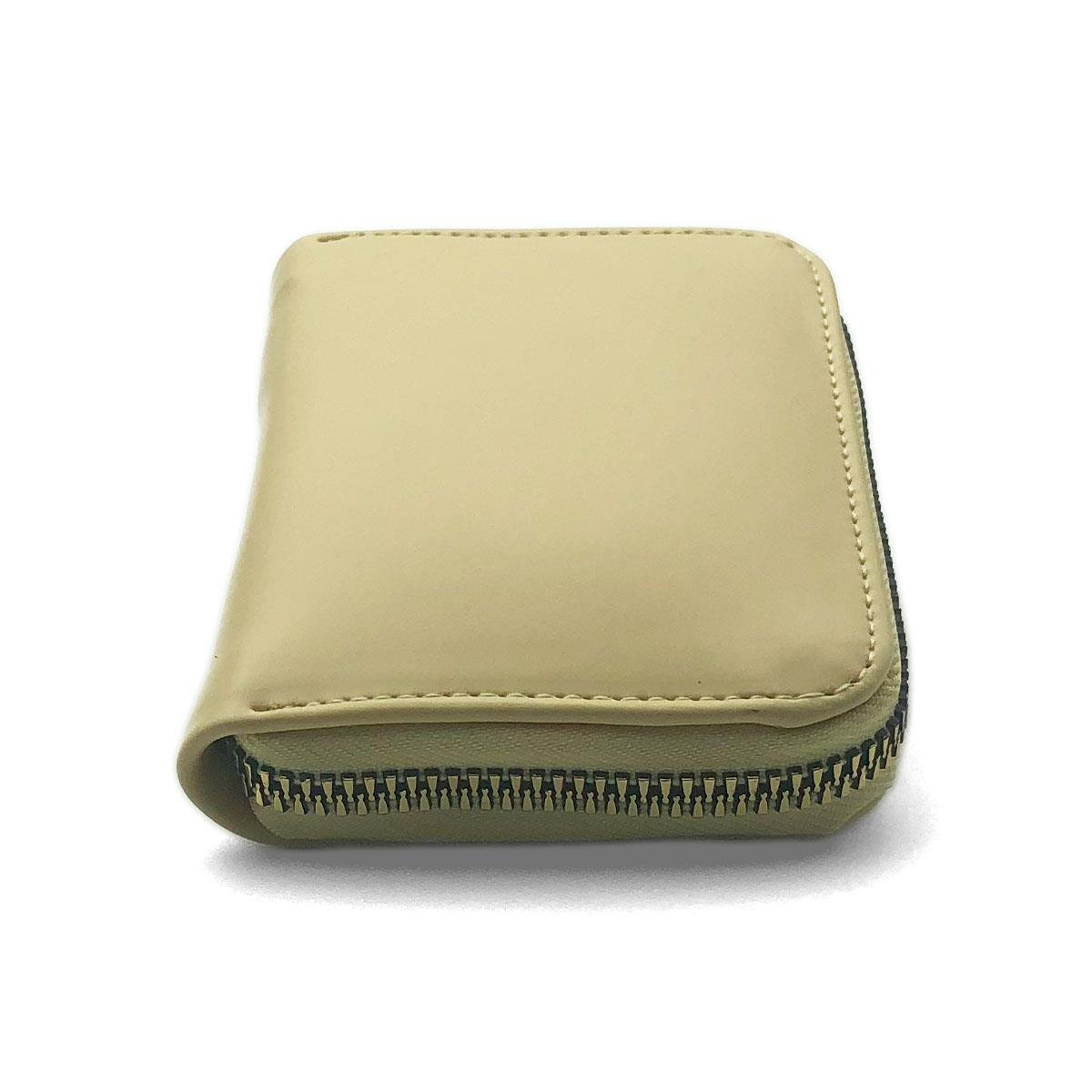 Fermuarlı Sarı Mini Cüzdan