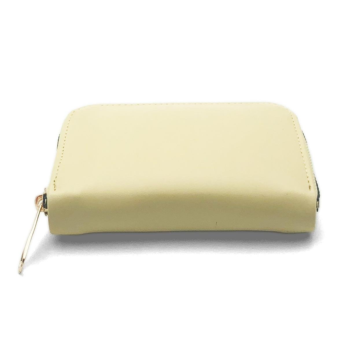 Fermuarlı Sarı Mini Cüzdan
