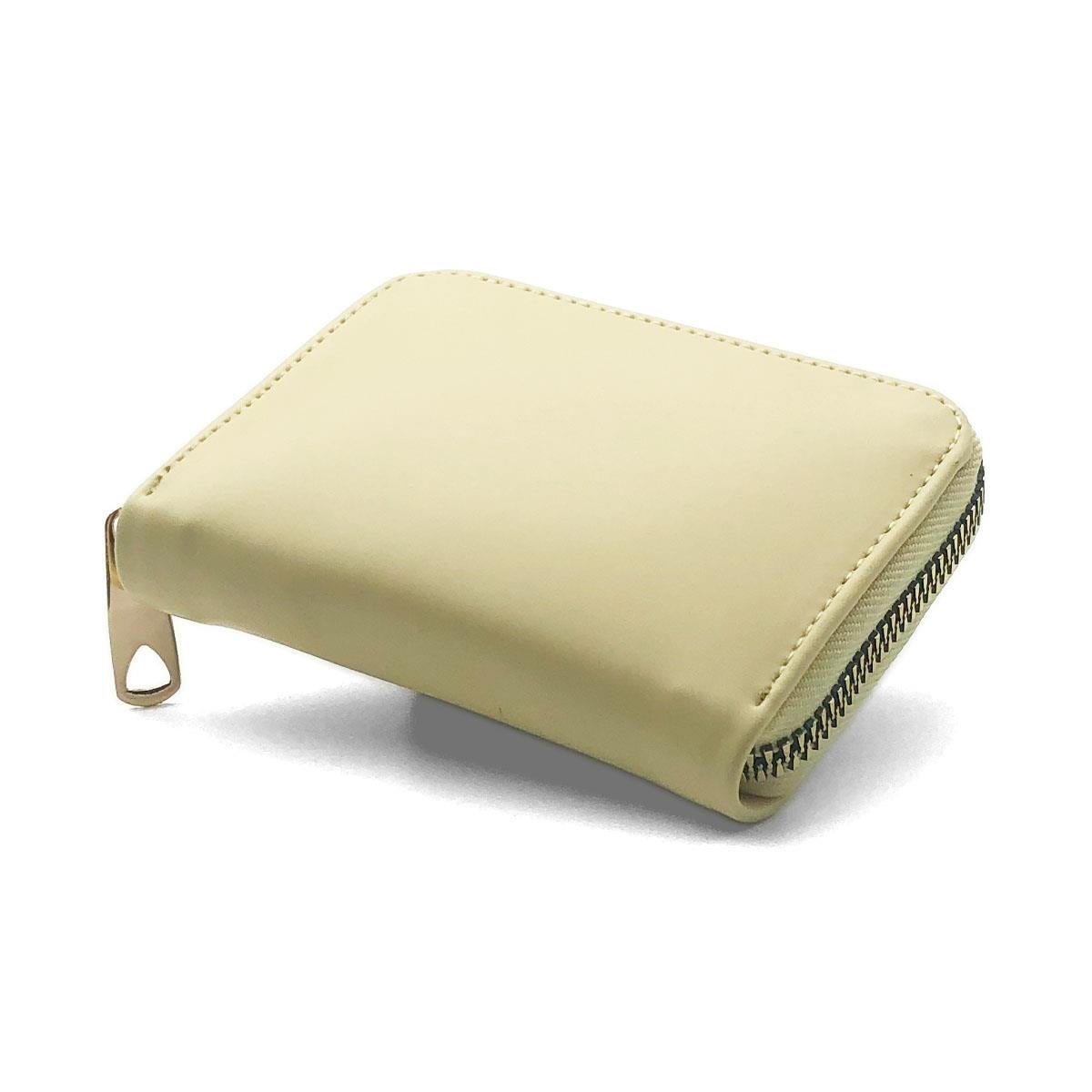 Fermuarlı Sarı Mini Cüzdan
