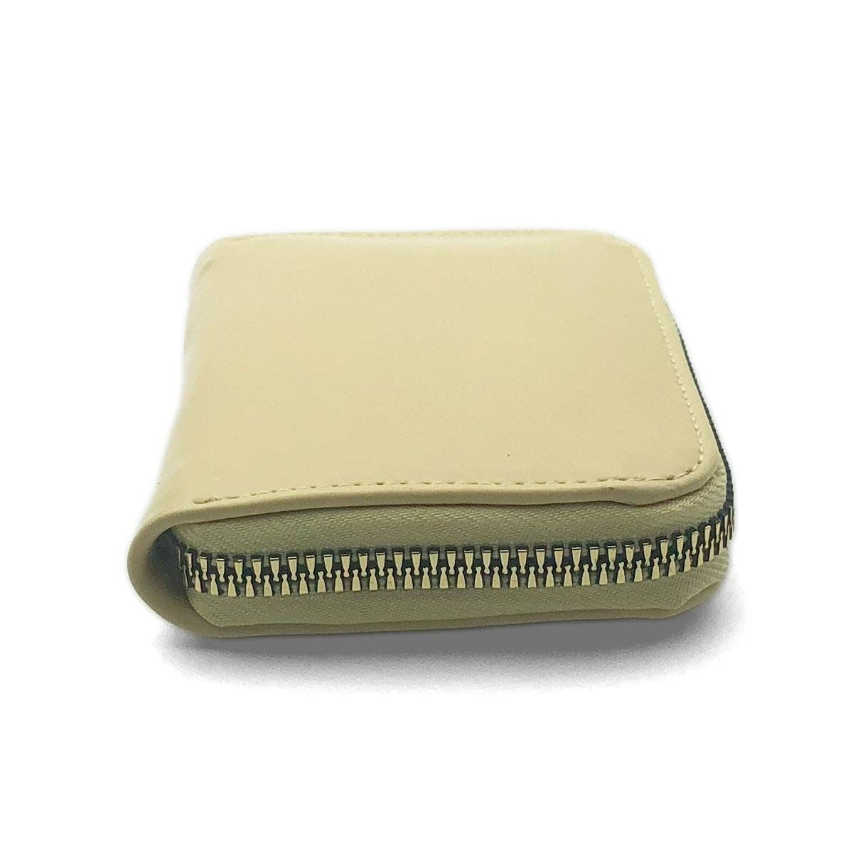 Fermuarlı Sarı Mini Cüzdan