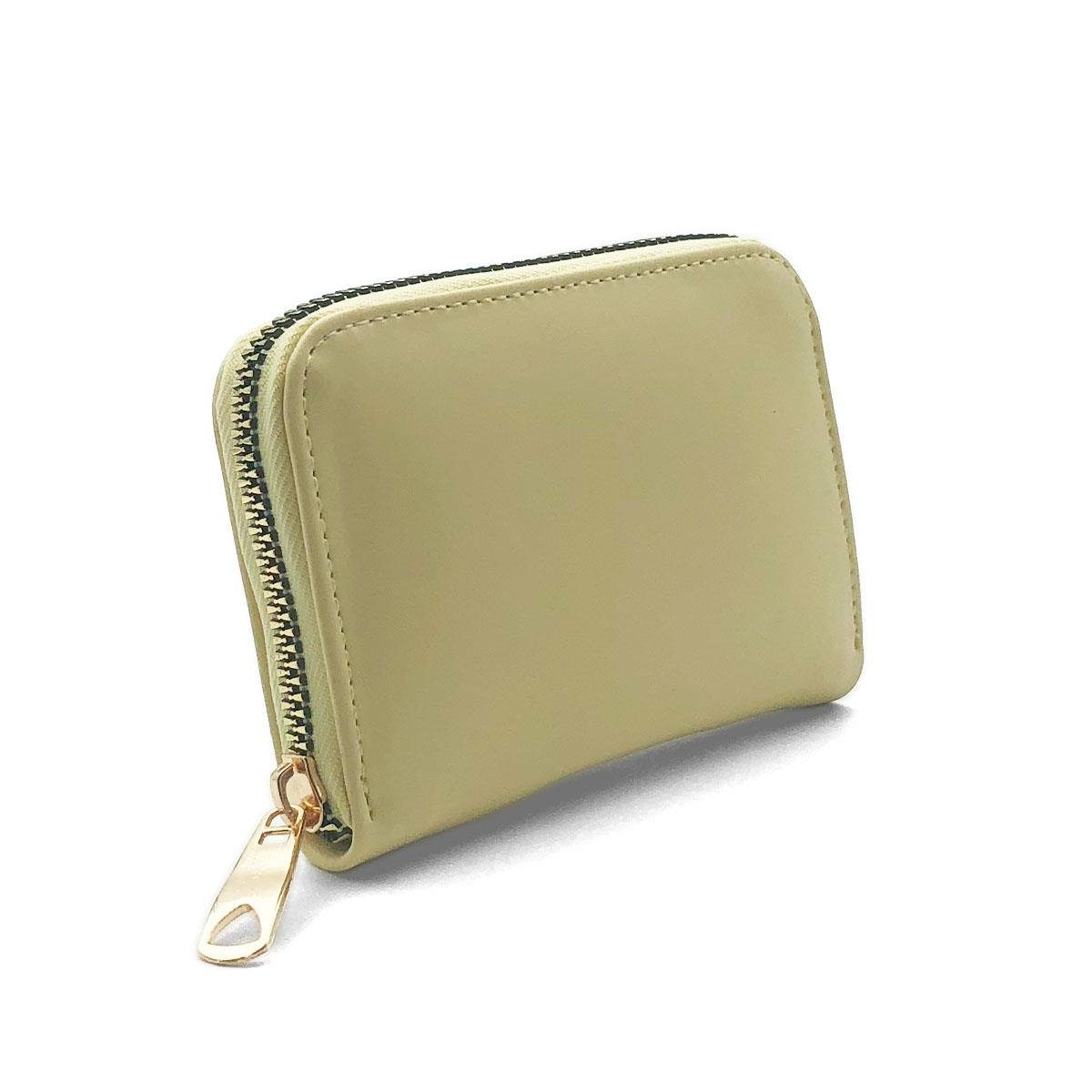 Fermuarlı Sarı Mini Cüzdan