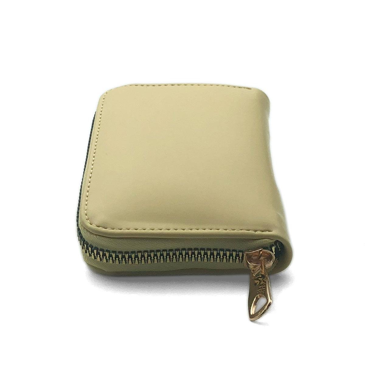 Fermuarlı Sarı Mini Cüzdan