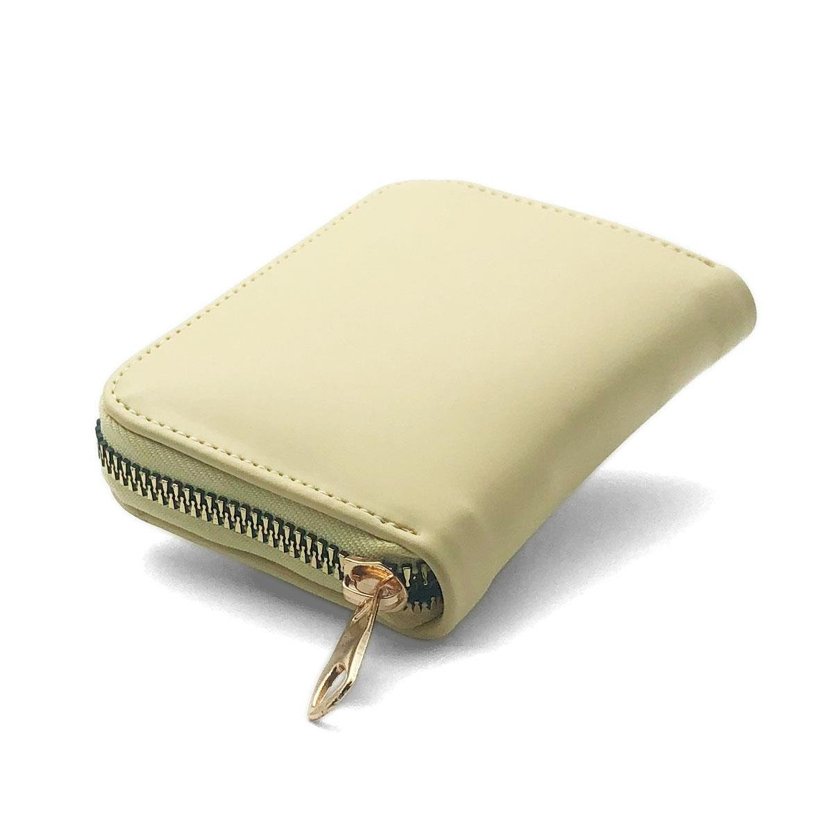 Fermuarlı Sarı Mini Cüzdan