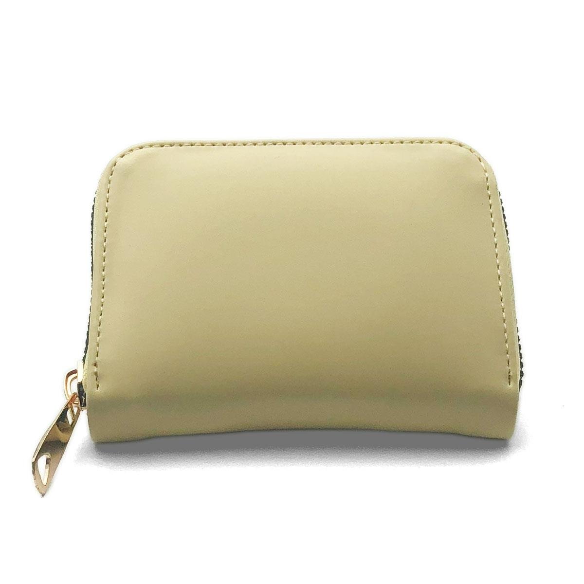 Fermuarlı Sarı Mini Cüzdan