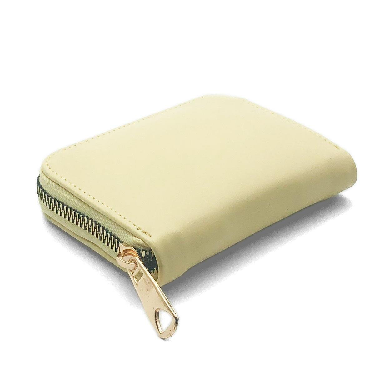 Fermuarlı Sarı Mini Cüzdan