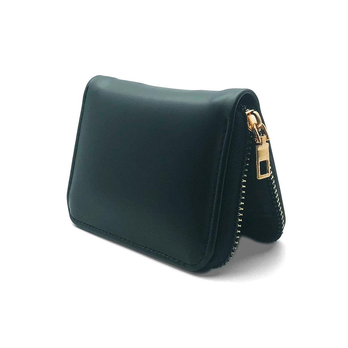 Fermuarlı Siyah Mini Cüzdan