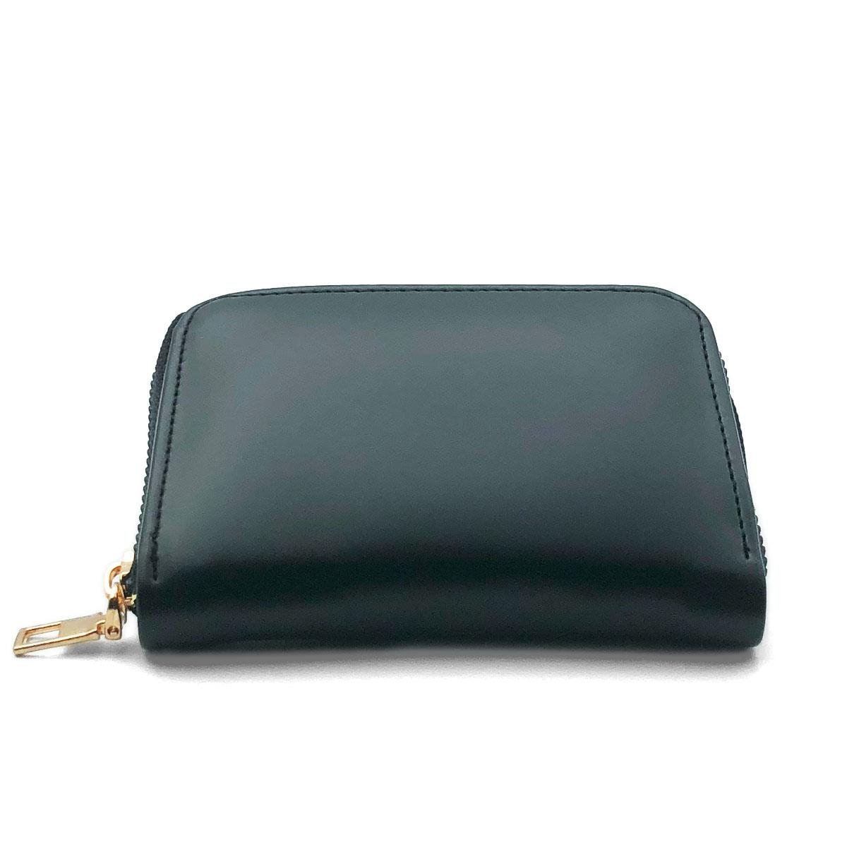 Fermuarlı Siyah Mini Cüzdan