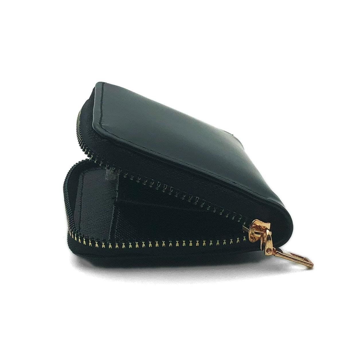 Fermuarlı Siyah Mini Cüzdan