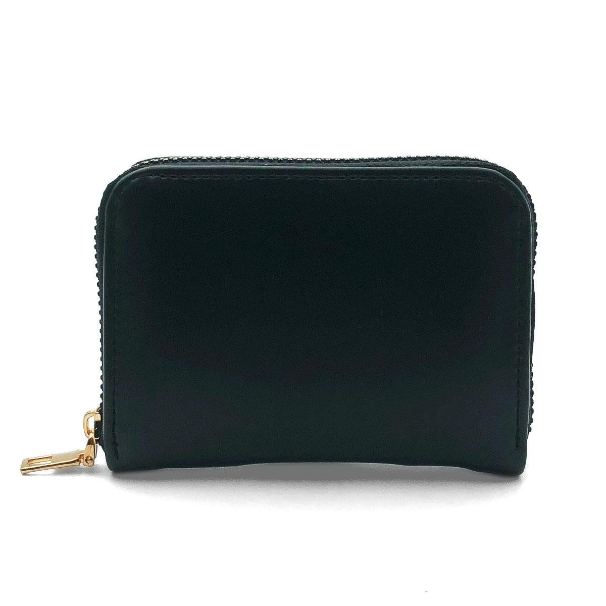 Fermuarlı Siyah Mini Cüzdan